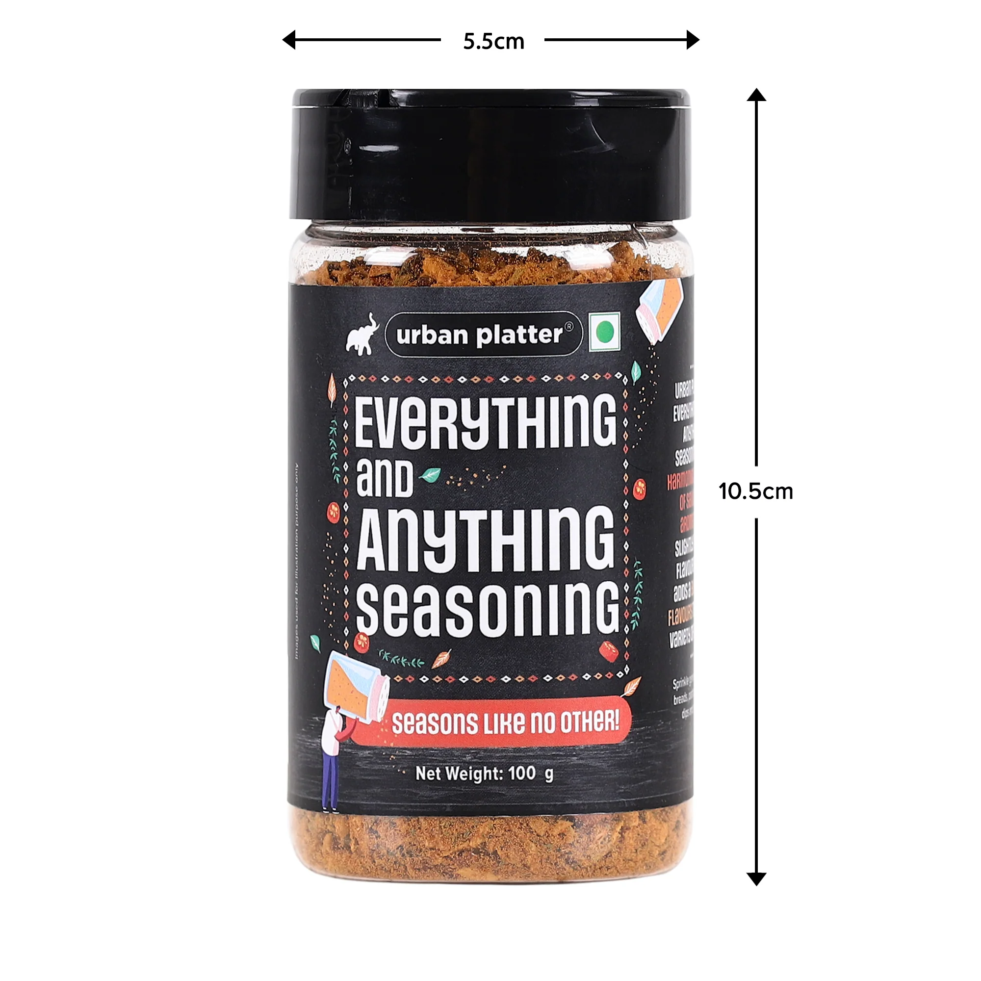 Everything & Anything Seasoning, 100g (Tantalize your tastebuds, Perfect on fries, veggies, pasta, soups, salads, dips and more) - Image 6