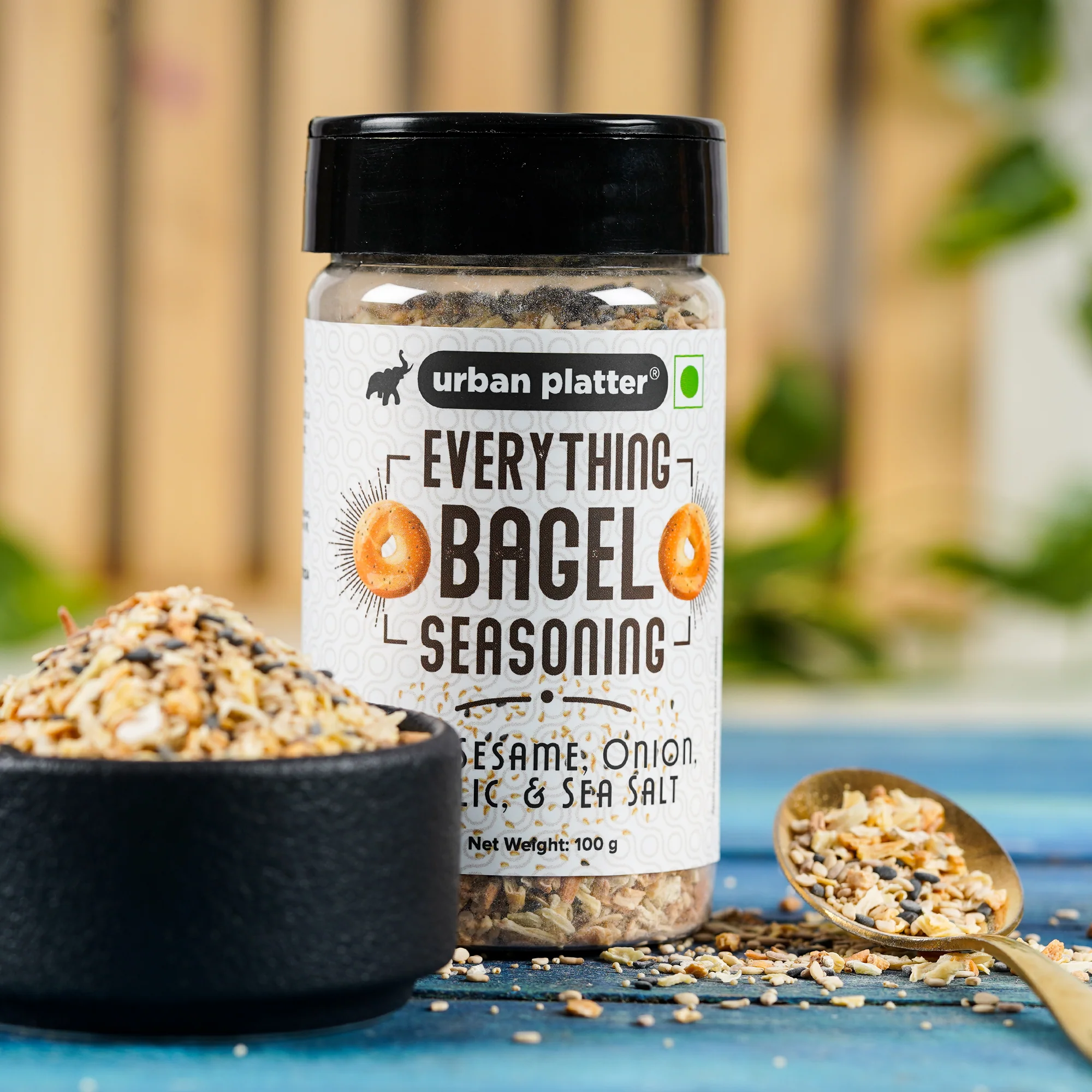 Everything Bagel Seasoning, 100g (Classic American Seasoning Blend with Onion Flakes, Garlic, Sesame Seeds and Sea Salt | Season toasts, breads and salads) - Image 5