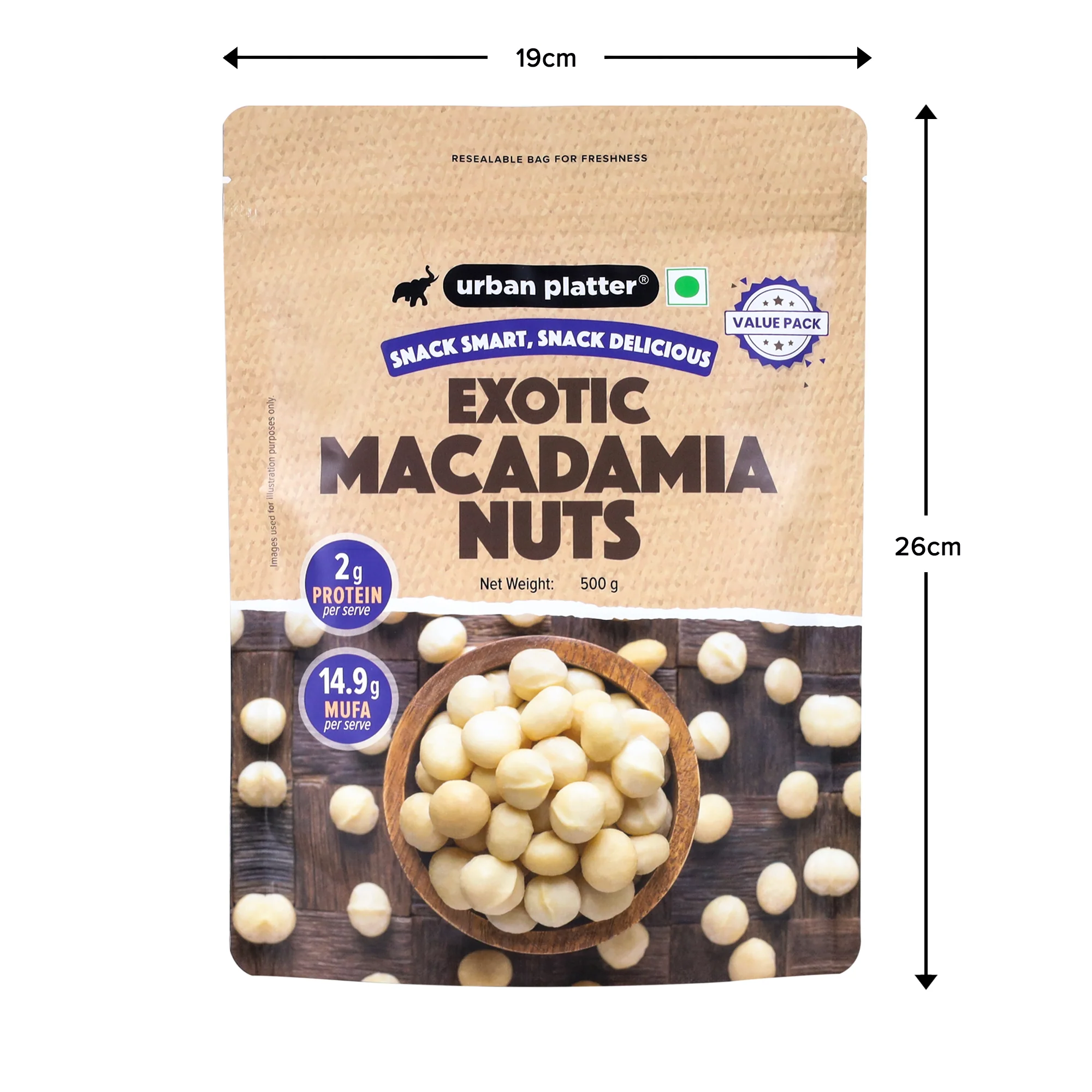 Bold and Exotic Macadamia Nuts, 1kg (Grade A | Crunchy | Perfect for Snacking) - Image 8