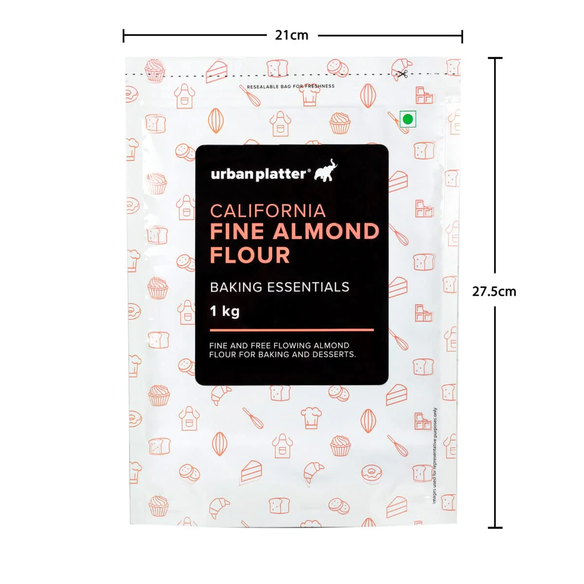Fine Almond Flour, 1kg (Naturally Gluten-free, Blanched & Finely Milled, Low-Carb, Ideal for Baking & Keto Recipes) - Image 5