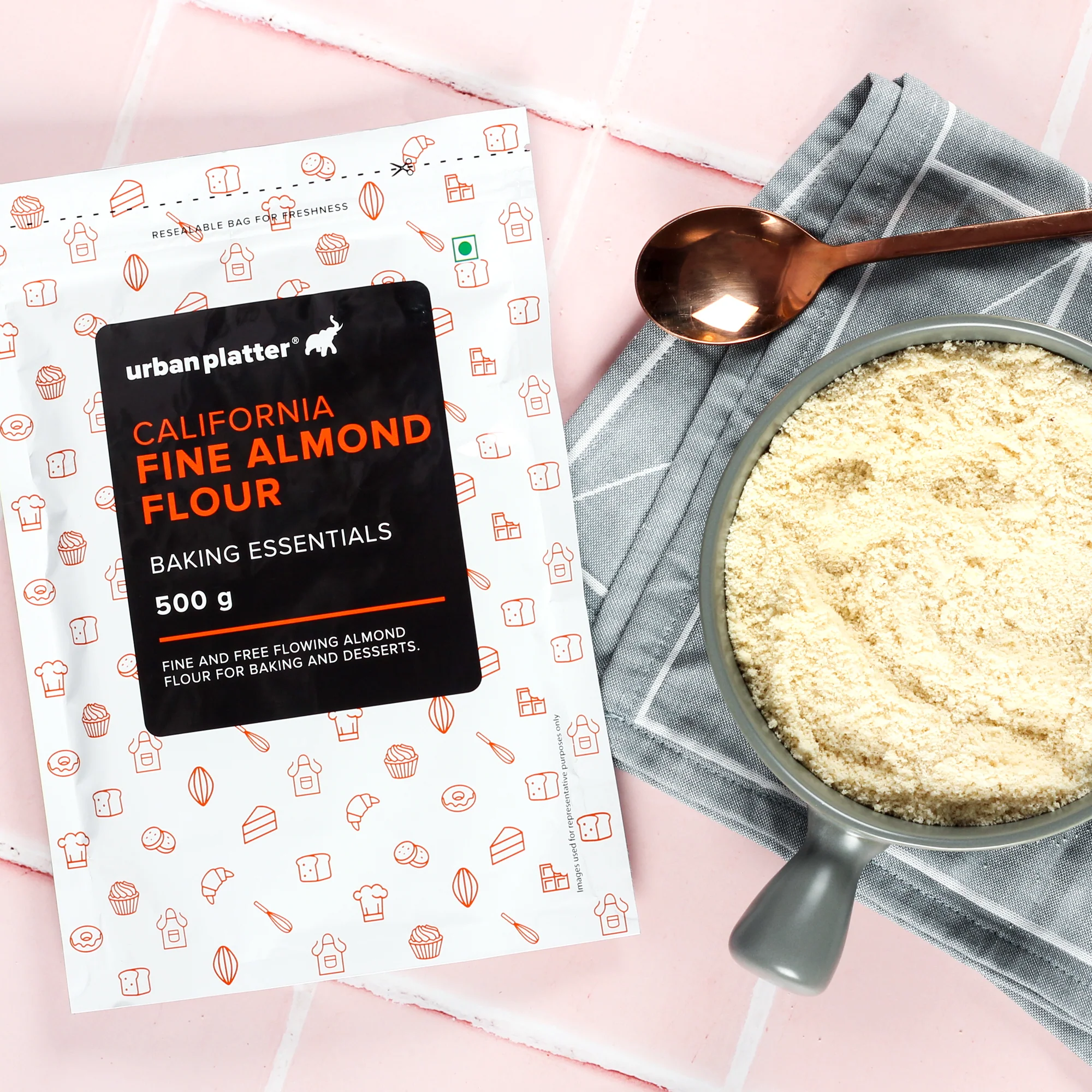 Fine Almond Flour, 500g (Naturally Gluten-free, Blanched & Finely Milled, Low-Carb, Ideal for Baking & Keto Recipes) - Image 5