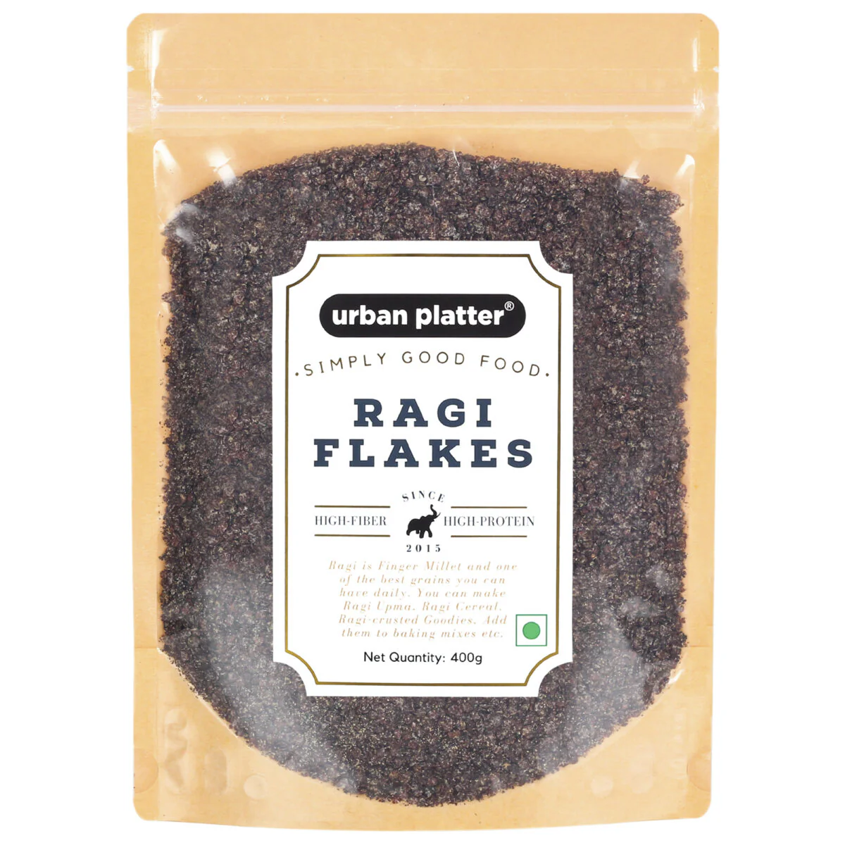 Finger Millet Flakes (Ragi Poha, Nachani), 400g