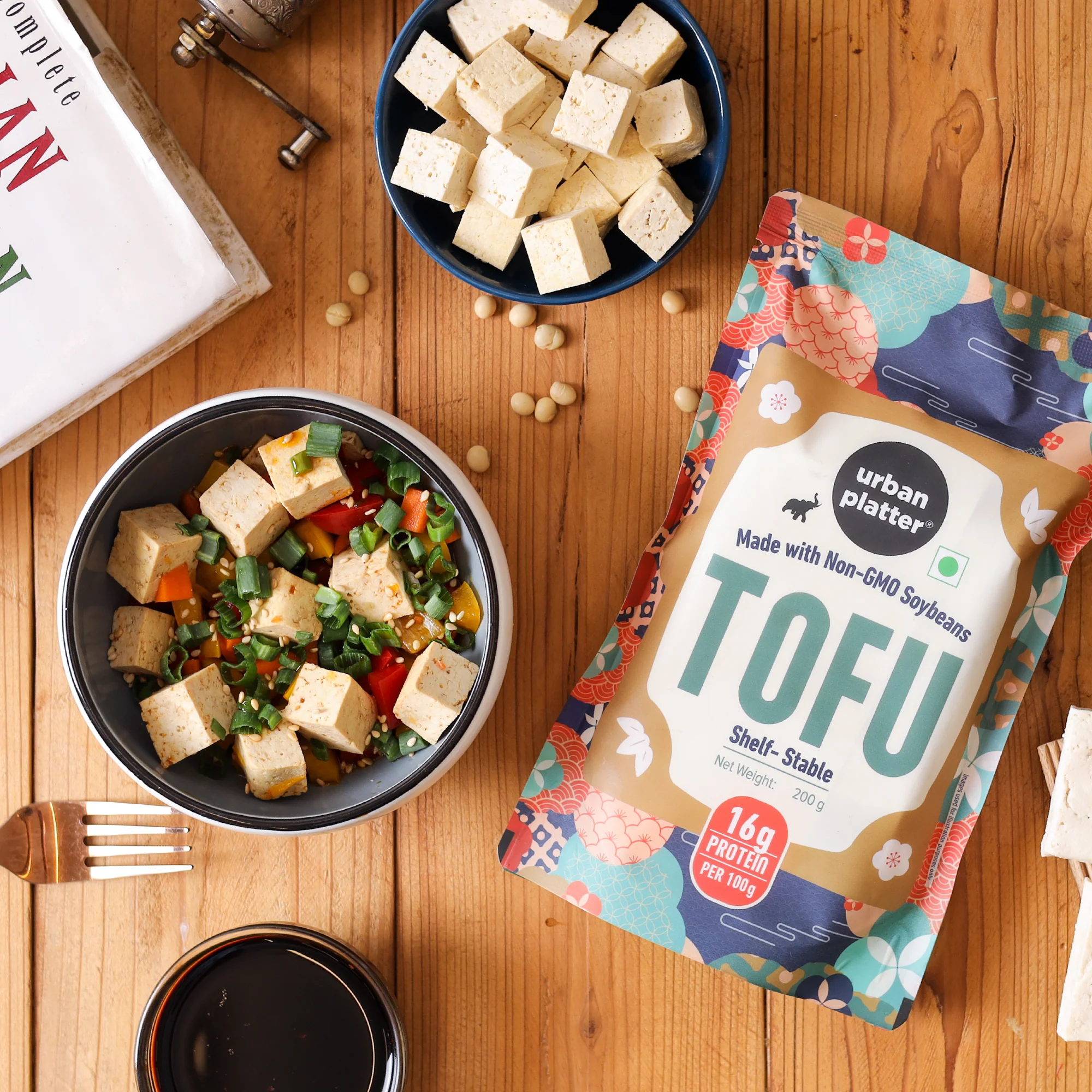 Firm Tofu, 200g (Ambient storage | High in Protein | Preservative-Free | Soya Paneer | Perfectly Plant-based) - Image 6
