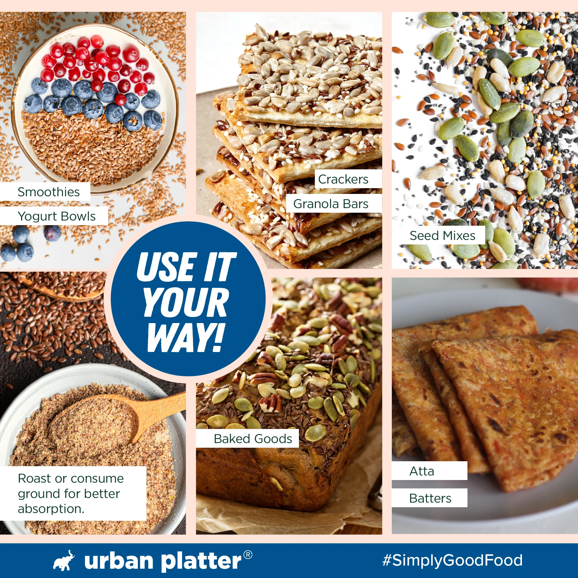 Flax Seeds, 250g (Alsi | Heart-Healthy | Protein and Fiber Rich | Use in salads | After meal Digestive) - Image 9