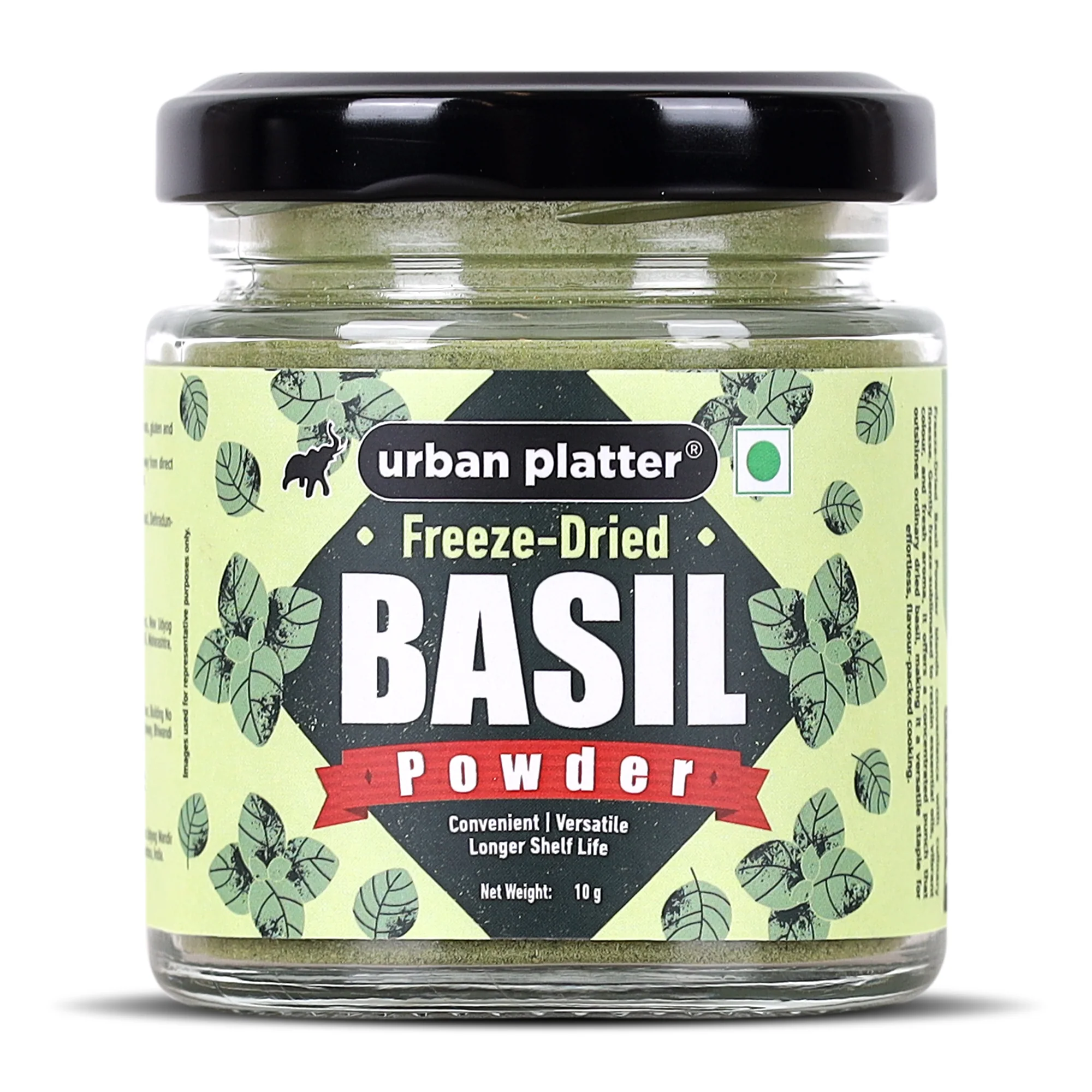 Freeze-Dried Basil Powder, 10g (Aromatic Herb | Freeze-Dried for long-lasting freshness | Perfect for Seasonings, Pesto and Sauces)