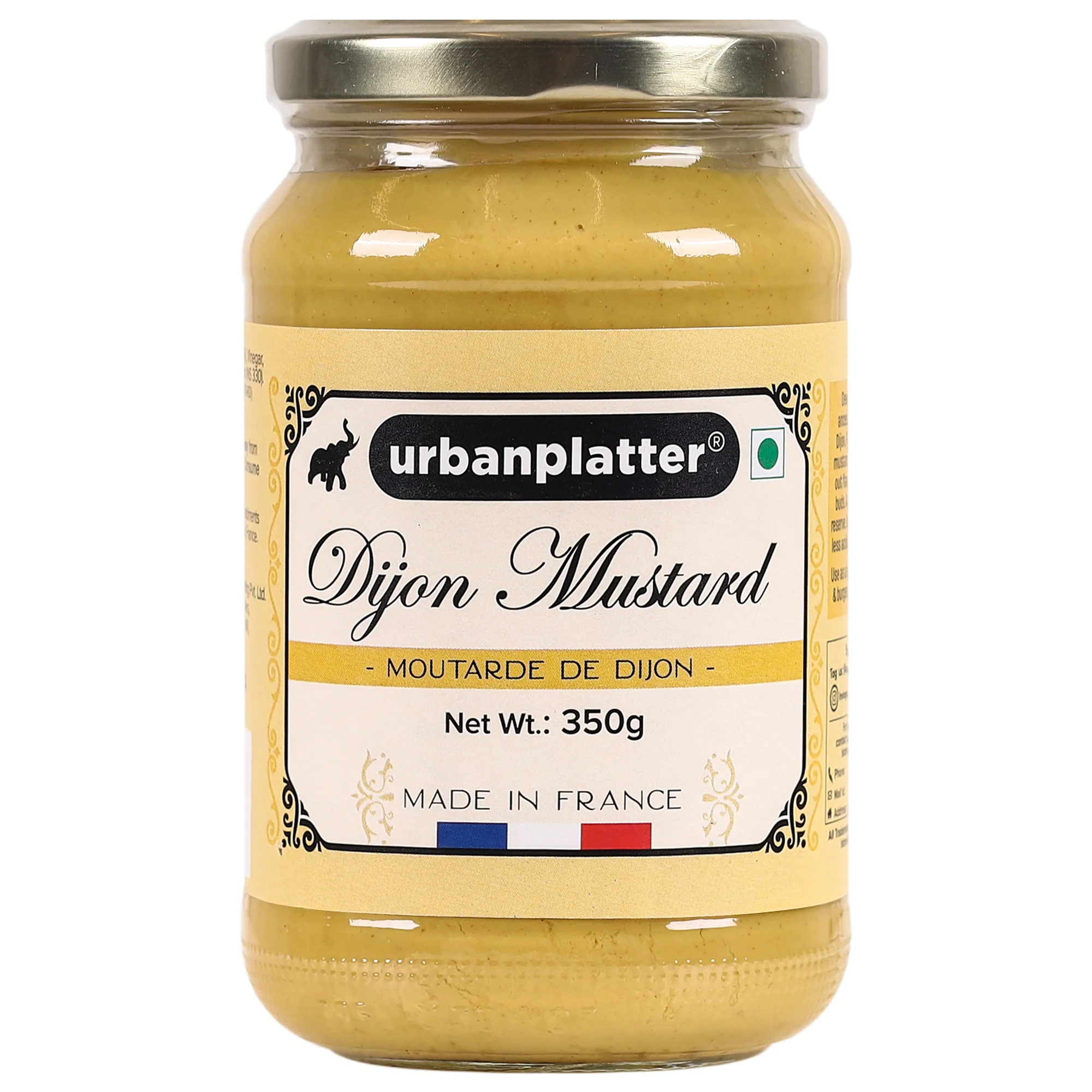 French Dijon Mustard, 350g | Classic Gourmet Mustard Sauce | Perfect for Sandwiches, Salad Dressings & Marinades