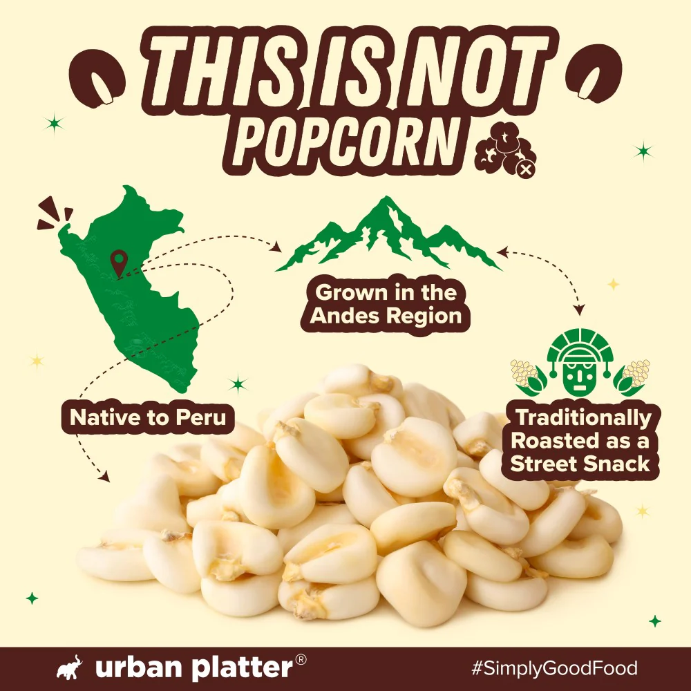 Giant Inka Corn, 100g (Salted & Roasted Corn Kernels, Product of Spain) - Image 4