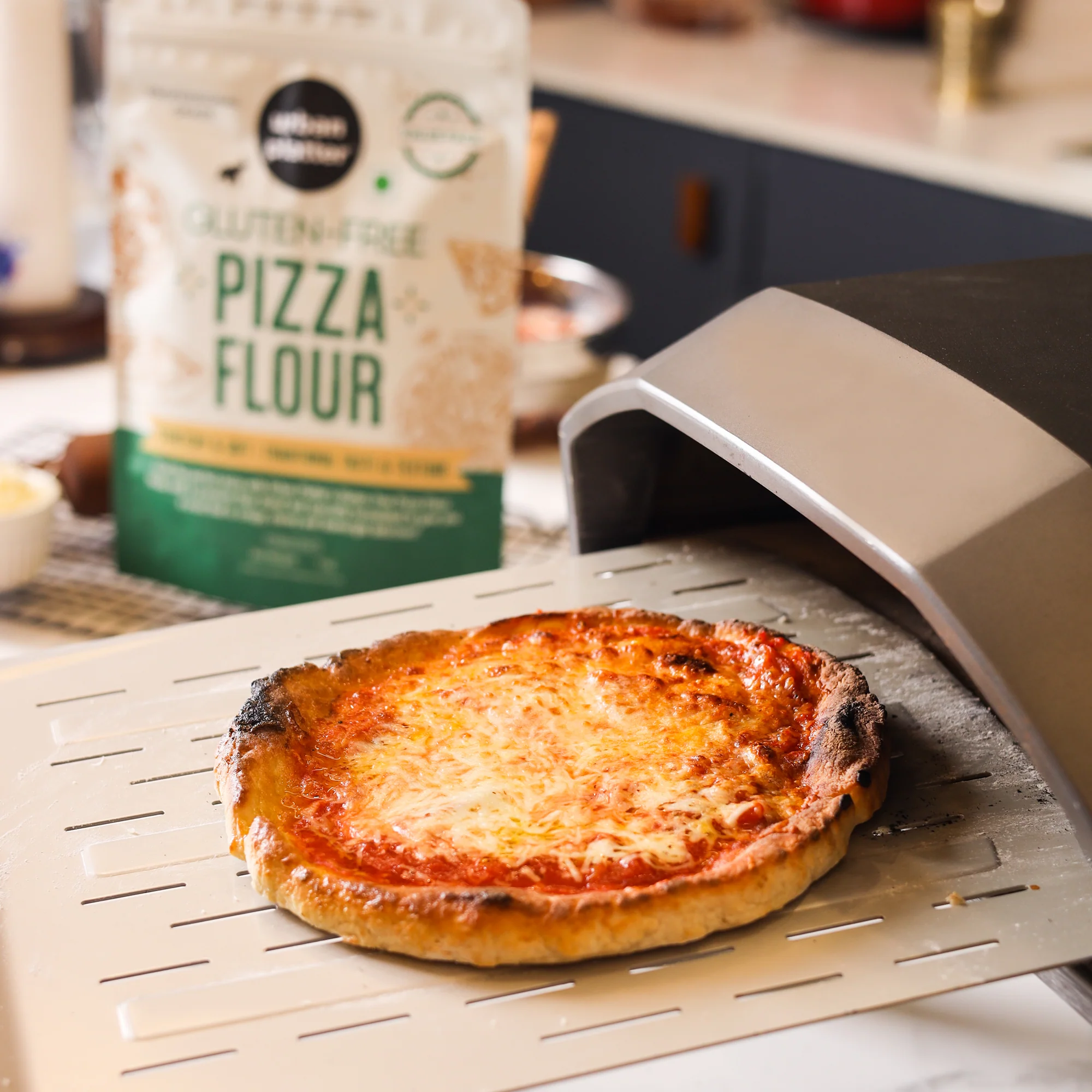 Gluten-free Pizza Flour, 1kg (Professional Grade, Made with Rice, Millets & Tapioca, Soft, Stretchy Dough for Crispy & Chewy Crust) - Image 6