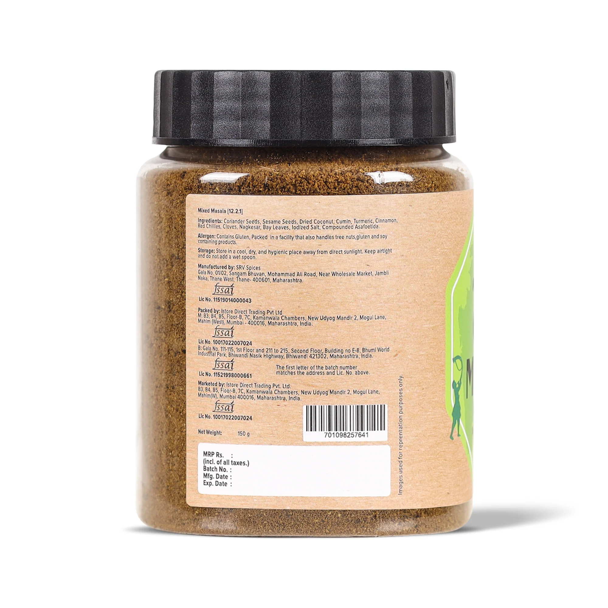 Maharashtrian Goda Masala, 150g (Signature Chavistha Desh-style Blend | Onion & Garlic-free | Additive & Preservative-free) - Image 2