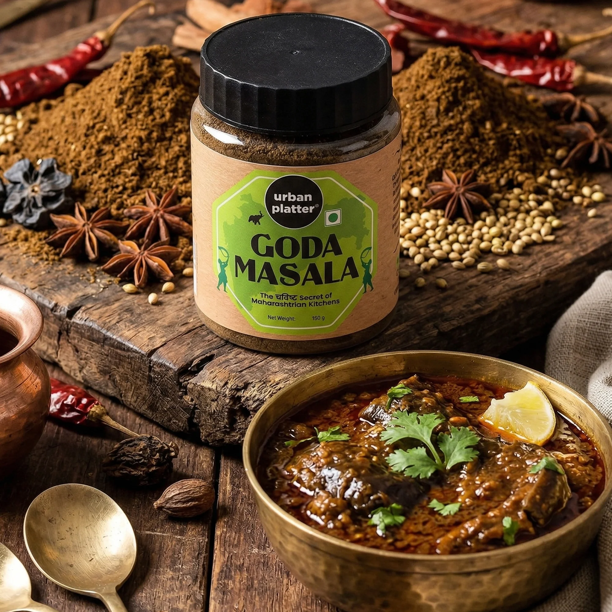 Maharashtrian Goda Masala, 150g (Signature Chavistha Desh-style Blend | Onion & Garlic-free | Additive & Preservative-free) - Image 5