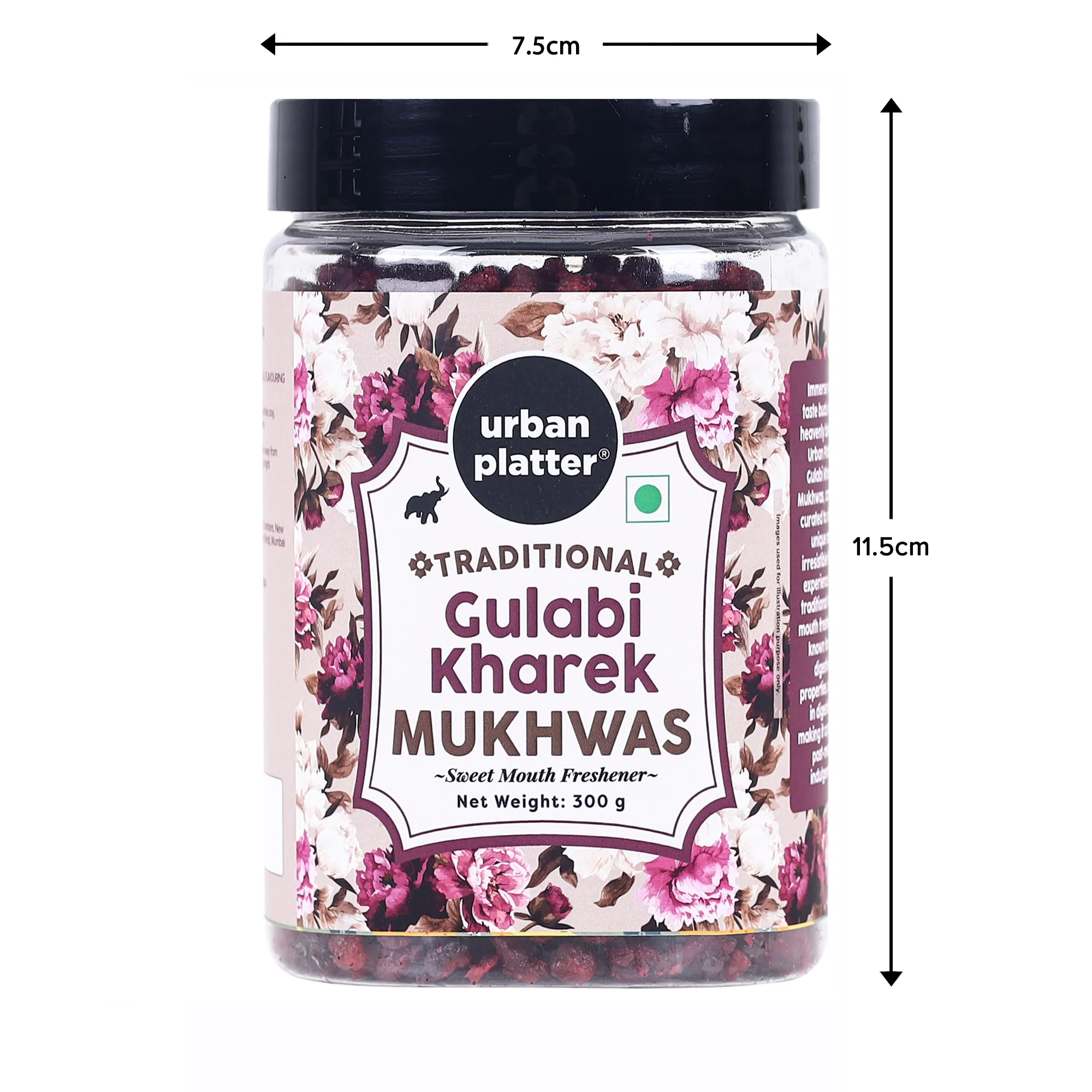Gulabi Kharek Mukhwas, 300g (Mouth Freshener, Digestive, After-Meal Snack) - Image 6