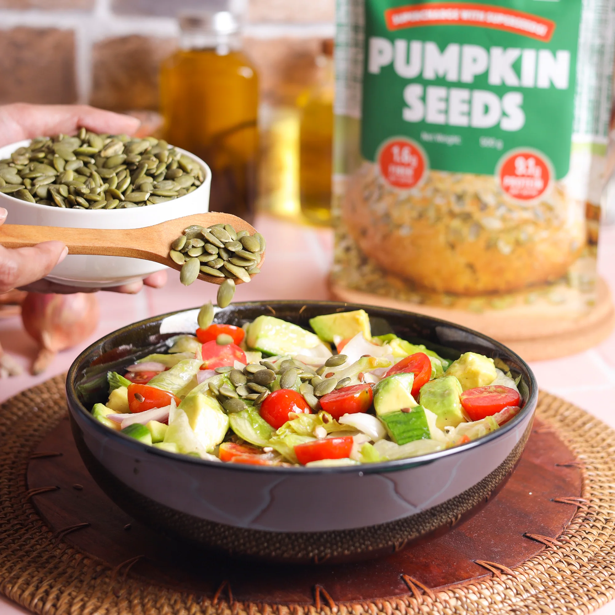 Pumpkin Seeds, 500g (Pepitas, Naturally Rich in Protein & Healthy Fats, Snack, Sprinkle & Bake) - Image 5