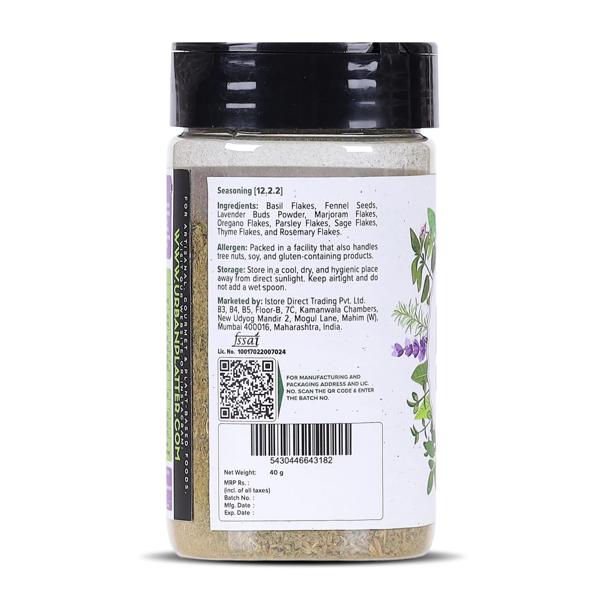 Herbs de Provence Seasoning, 40g (French-inspired, Jain-Friendly, Mesmerising blend of signature herbs) - Image 2
