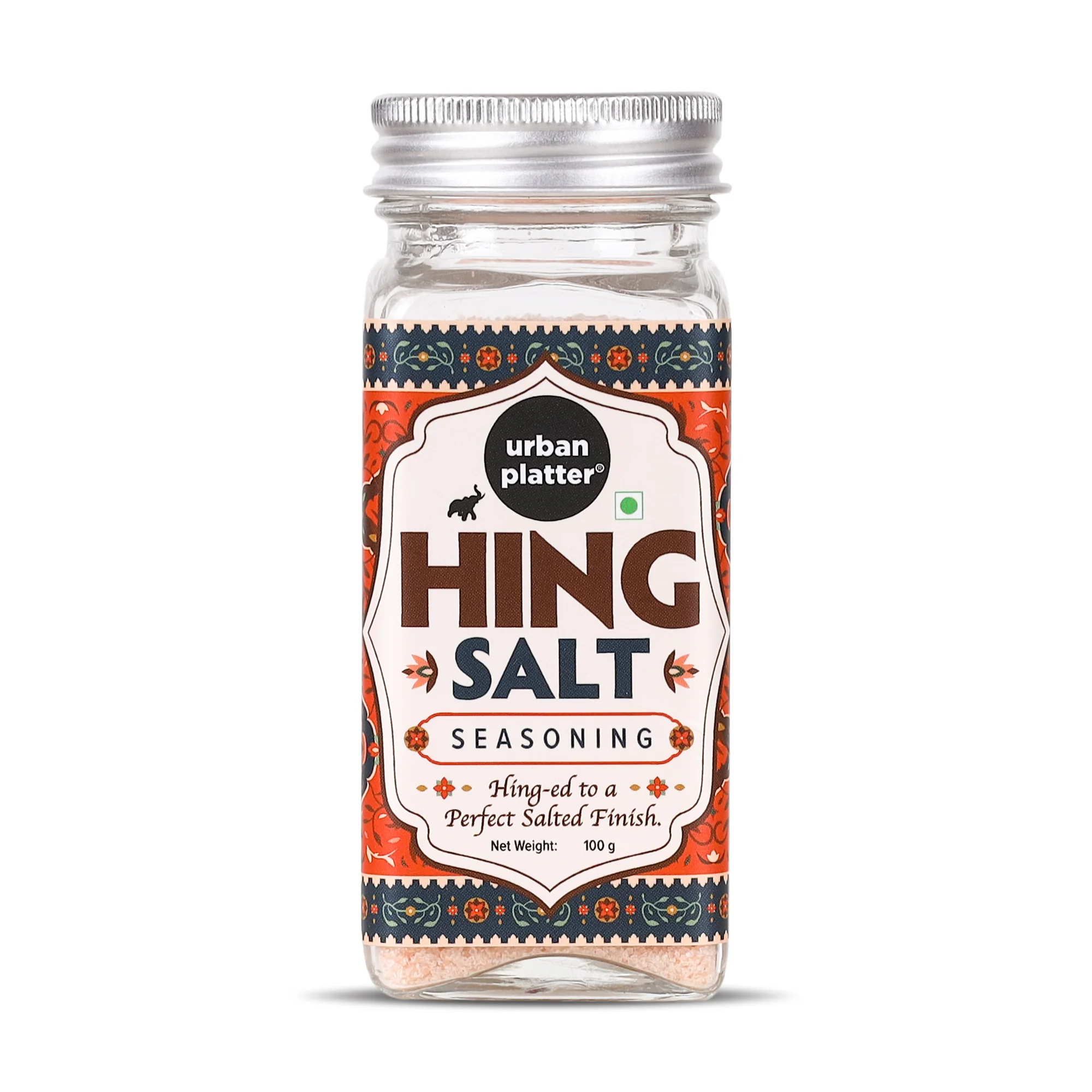 Hing Salt Seasoning, 100g (Finishing Salt | Perfect for Tempering & Topping | Ideal for Fruit Chaats, Pickling and Indian-inspired Mocktails)