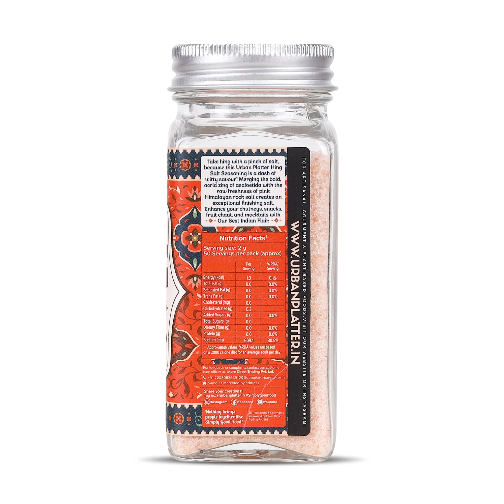 Hing Salt Seasoning, 100g (Finishing Salt | Perfect for Tempering & Topping | Ideal for Fruit Chaats, Pickling and Indian-inspired Mocktails) - Image 3