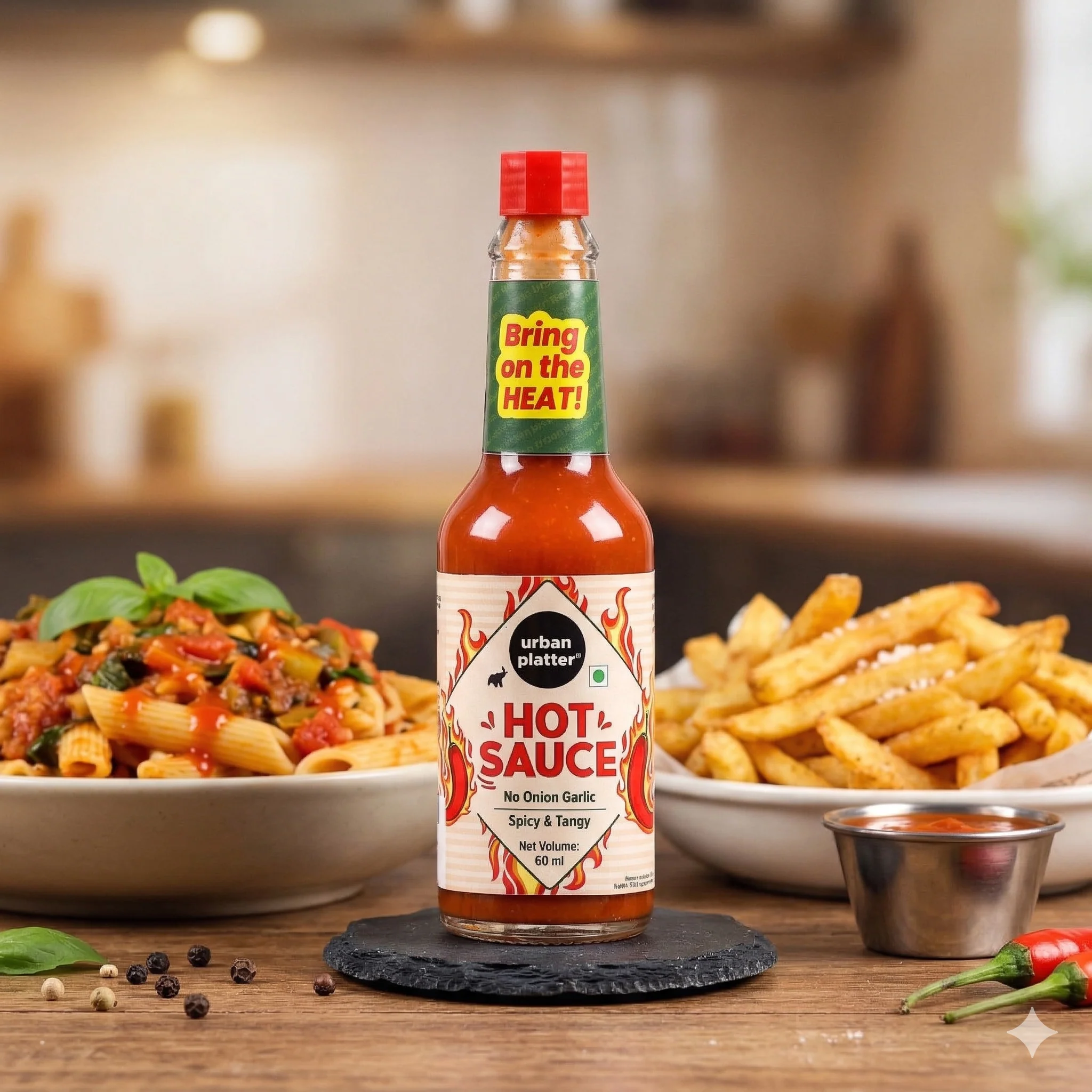 Hot Sauce, 60ml (Tangy & Balanced Chilli Heat, Made with Indian Chillies, No Onion, No Garlic, No Preservatives) - Image 11