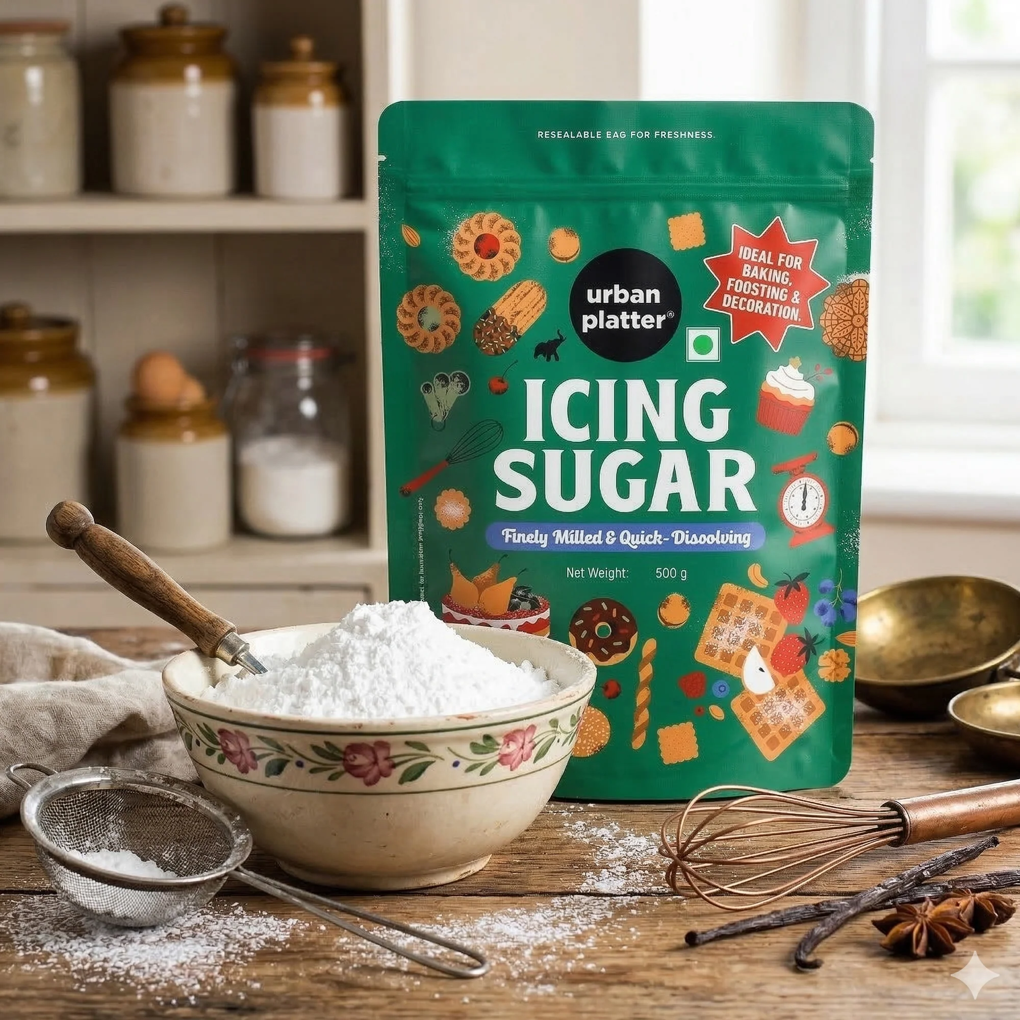 Icing Sugar, 1Kg - Image 5