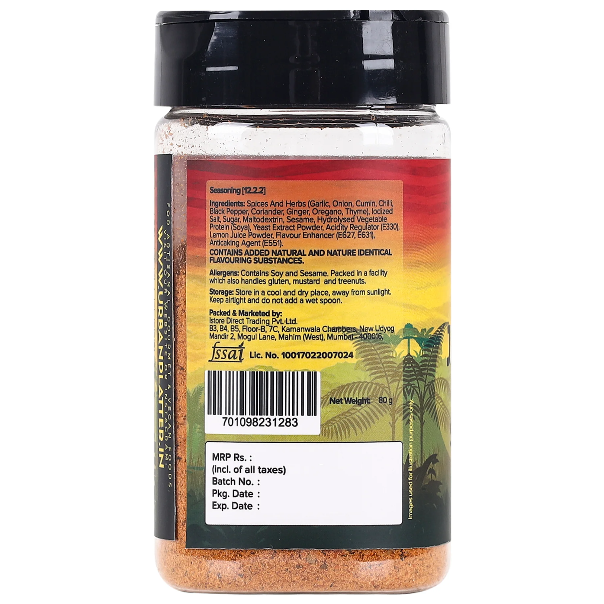 Jamaican Jerk Seasoning, 80g (Bold and Spicy Caribbean Blend | Perfect for Marinades, Grilling and Roasting) - Image 2