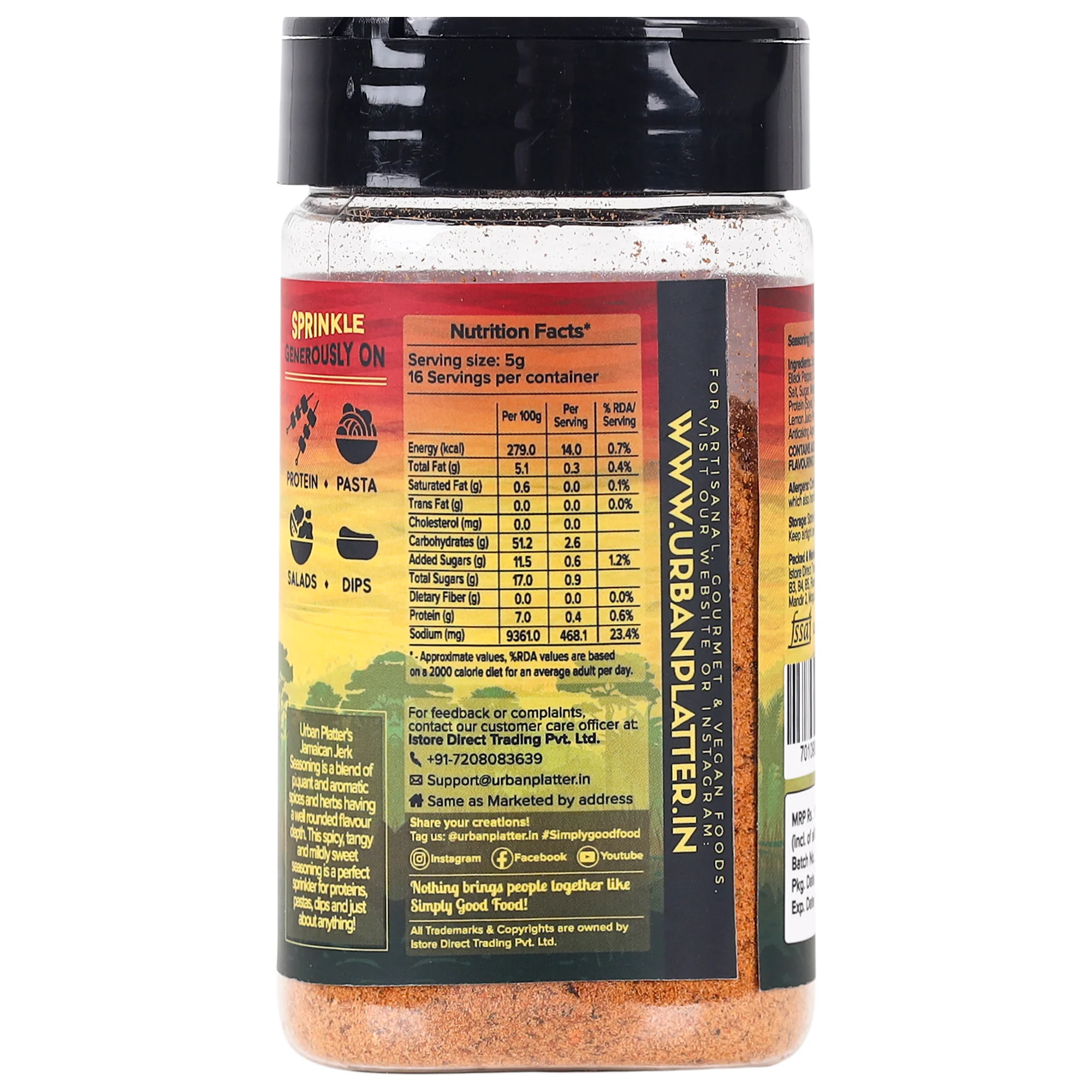 Jamaican Jerk Seasoning, 80g (Bold and Spicy Caribbean Blend | Perfect for Marinades, Grilling and Roasting) - Image 3