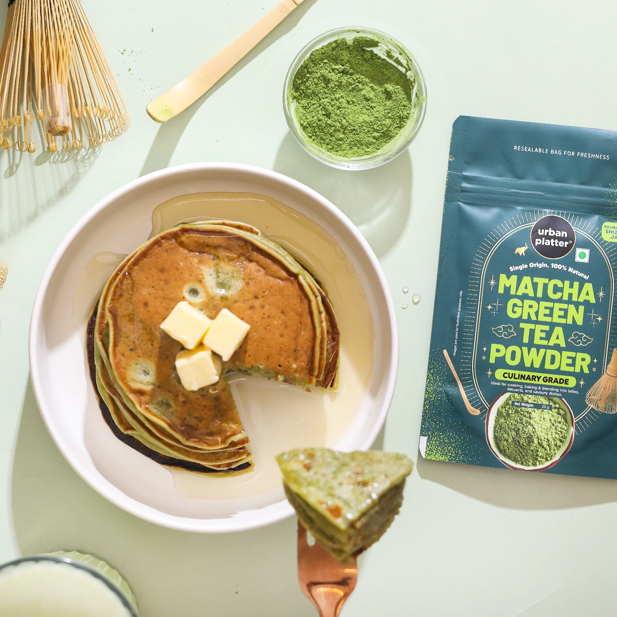 Japanese Culinary-grade Matcha Green Tea Powder (Sourced from Shizuoka, Japan | Stone-Ground) - Image 9