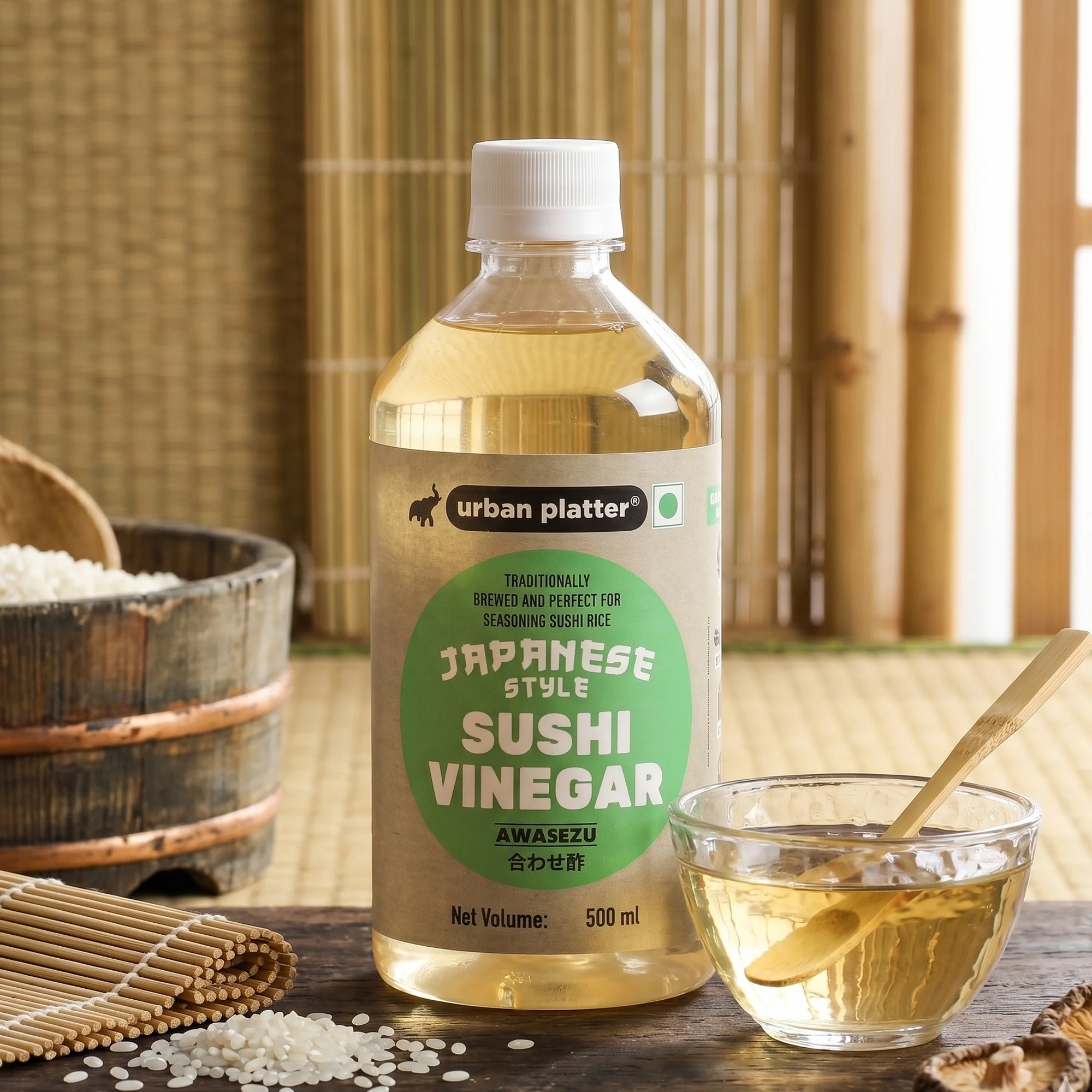 Japanese Sushi Rice Vinegar 500 ML, (Awasezu | Pre-Seasoned with Salt and Sugar | Sushi Rice Seasoning) - Image 4