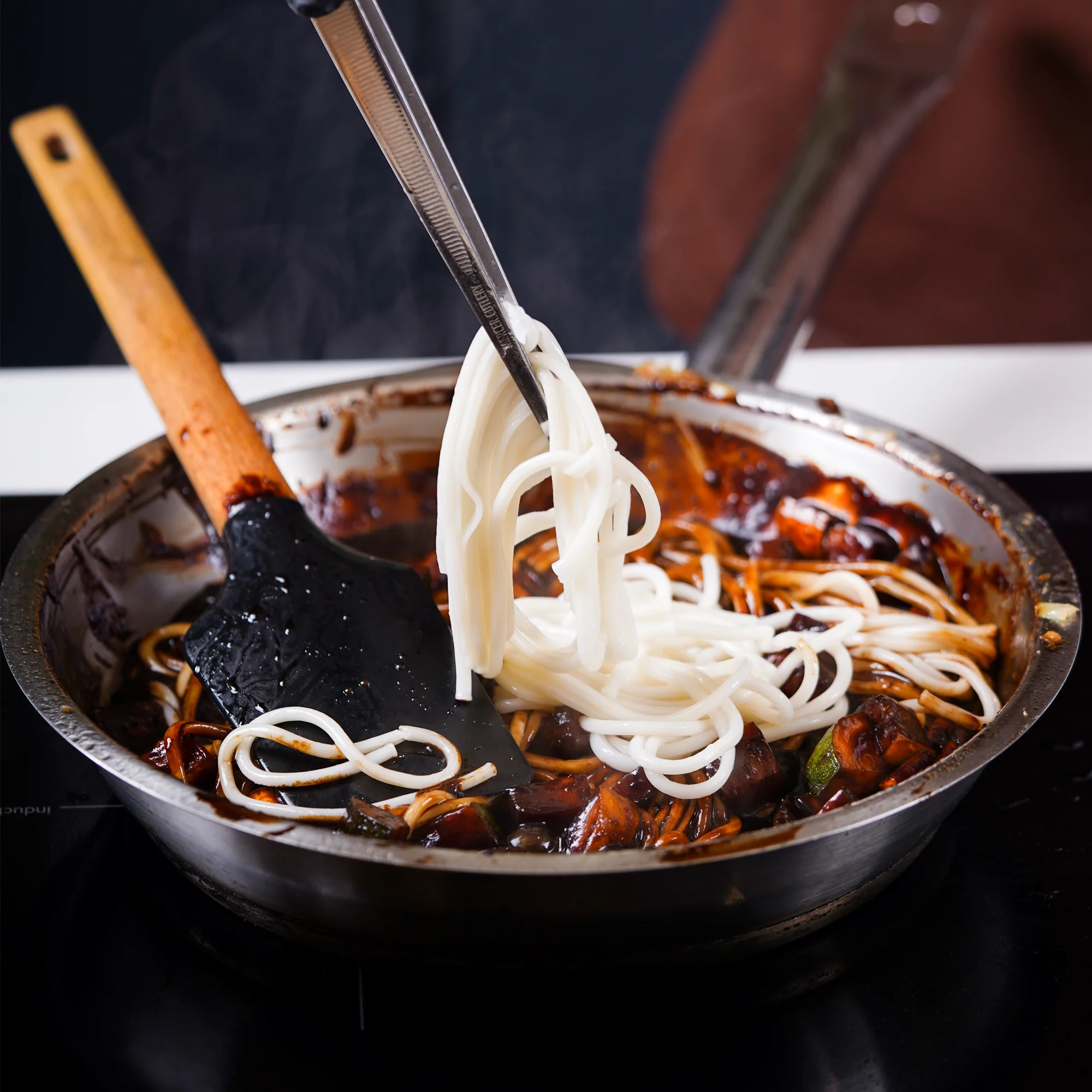 Jungmyeon Wheat Noodles, 250g (Round Korean Noodles | Springy & Chewy Bite | Best for Saucy & Spicy Dishes) - Image 11