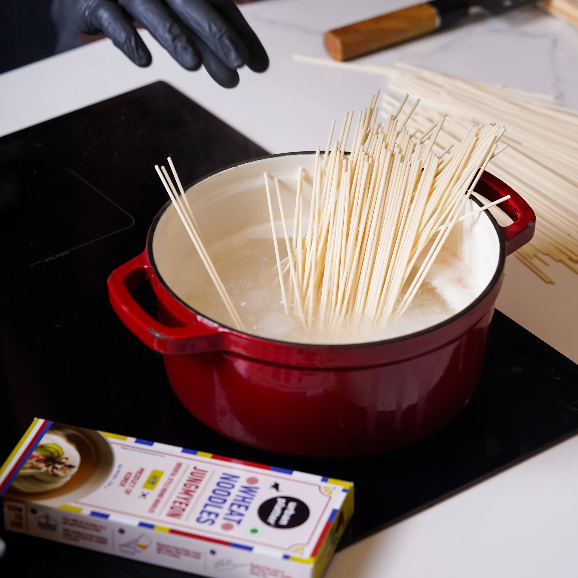 Jungmyeon Wheat Noodles, 250g (Round Korean Noodles | Springy & Chewy Bite | Best for Saucy & Spicy Dishes) - Image 8