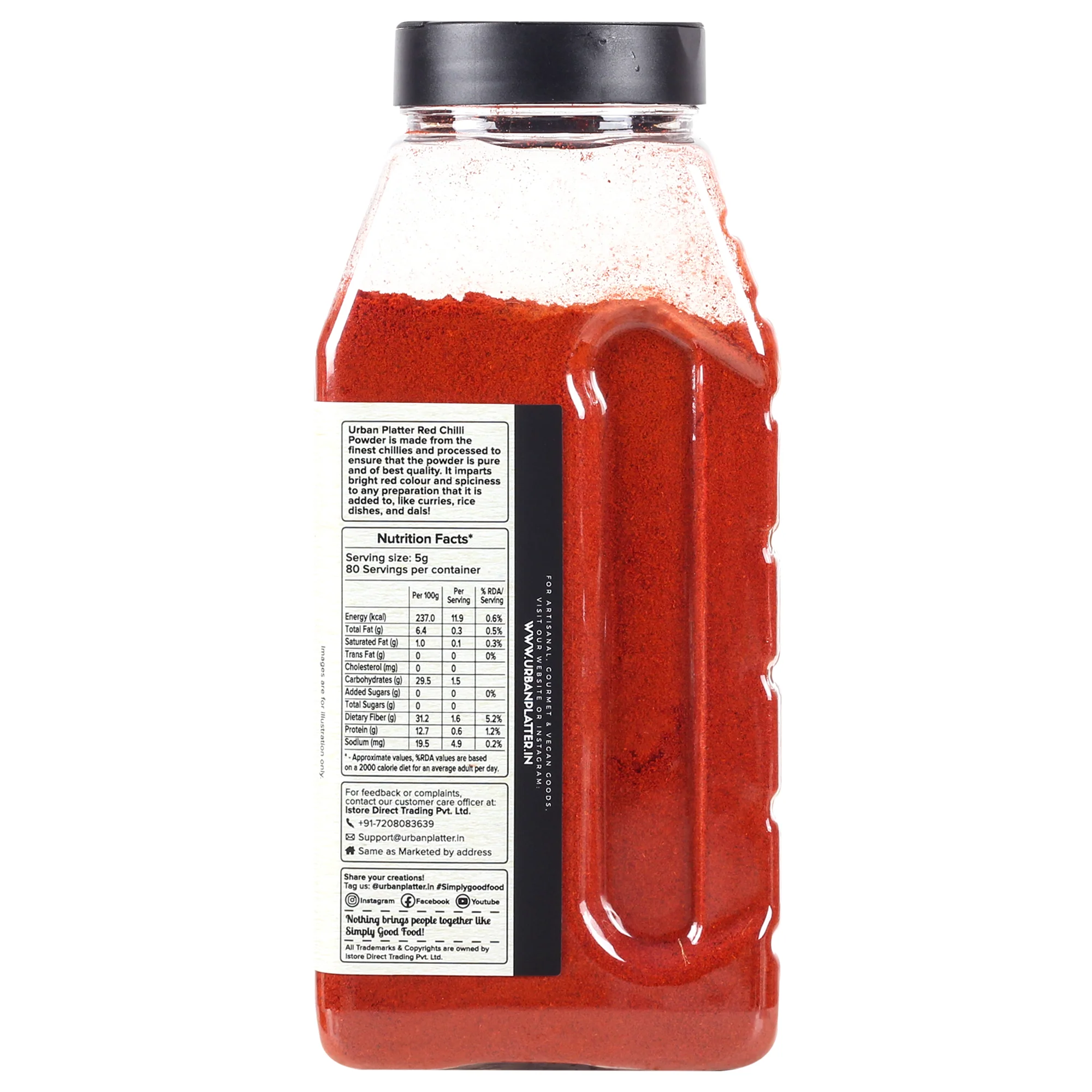 Kashmiri Red Chilli Powder, 400g (Medium Hot | Aromatic | Additive Free) - Image 4