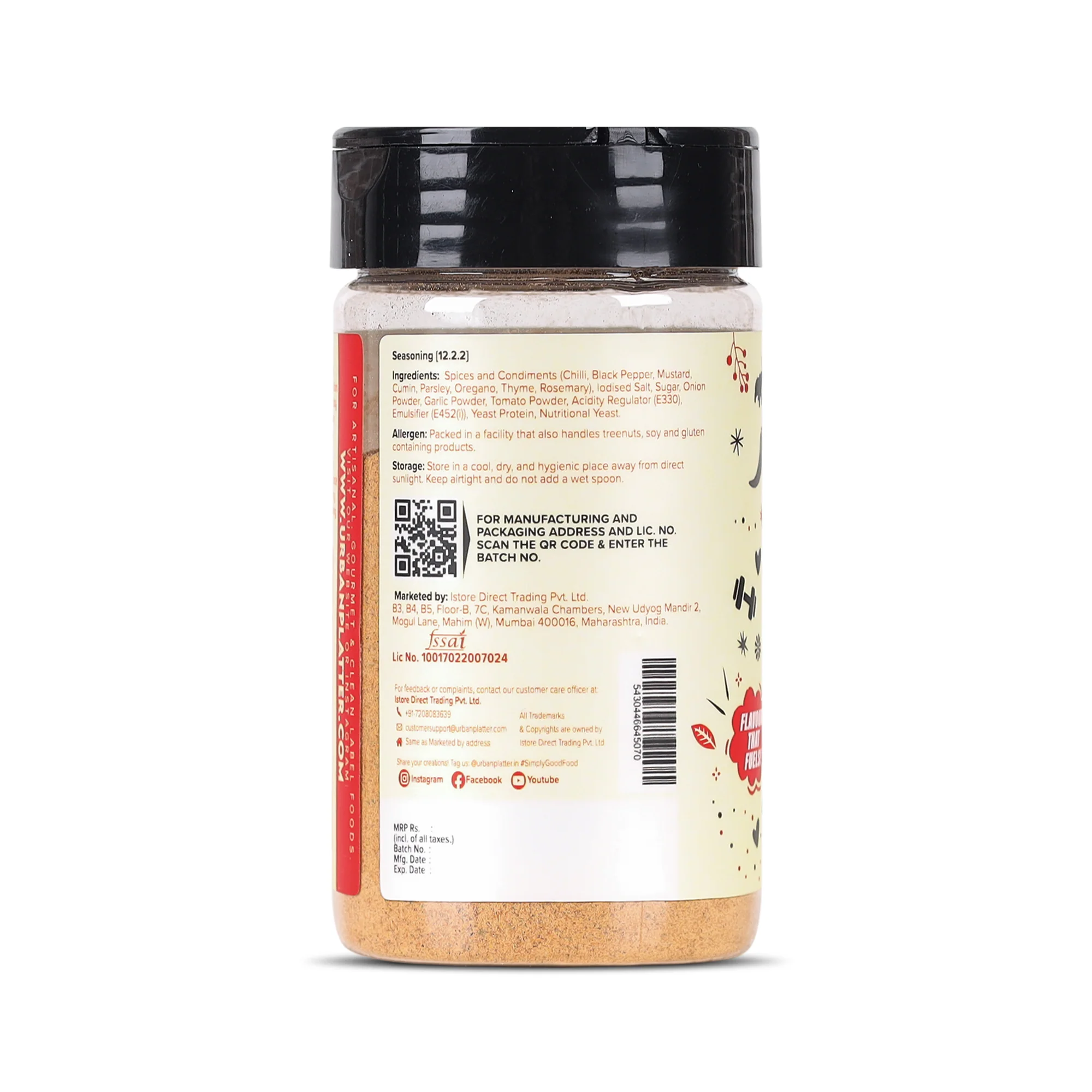 Keto-Friendly Cajun Seasoning, 100g (High-Protein, Crafted with Nutritional Yeast & Yeast Protein, Bold Louisiana-Style Spice Blend) - Image 2