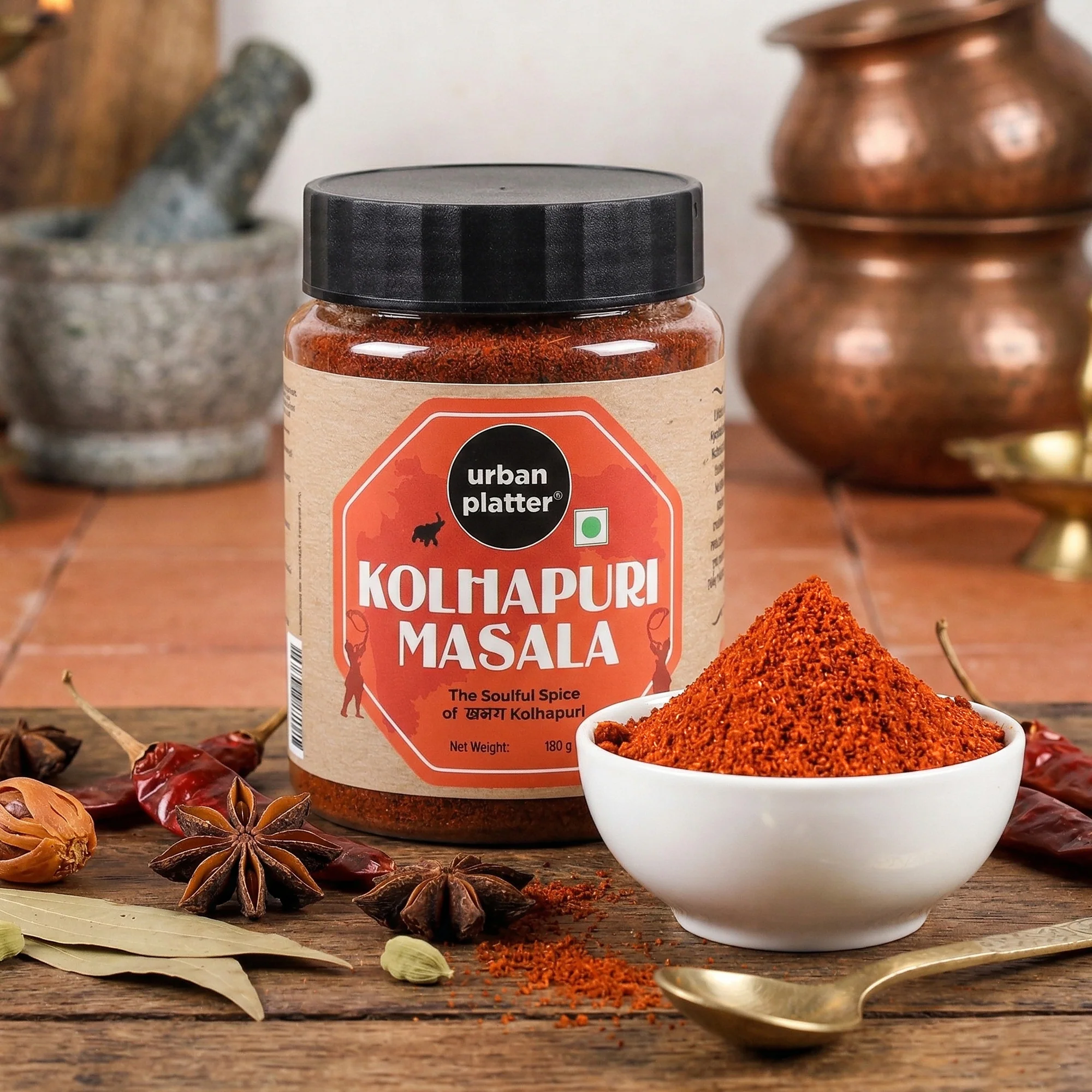 Maharashtrian Kolhapuri Masala, 150g (Signature Khamang Kolhapuri Blend | Fiery & Rustic Flavours | Additive & Preservative-free) - Image 4