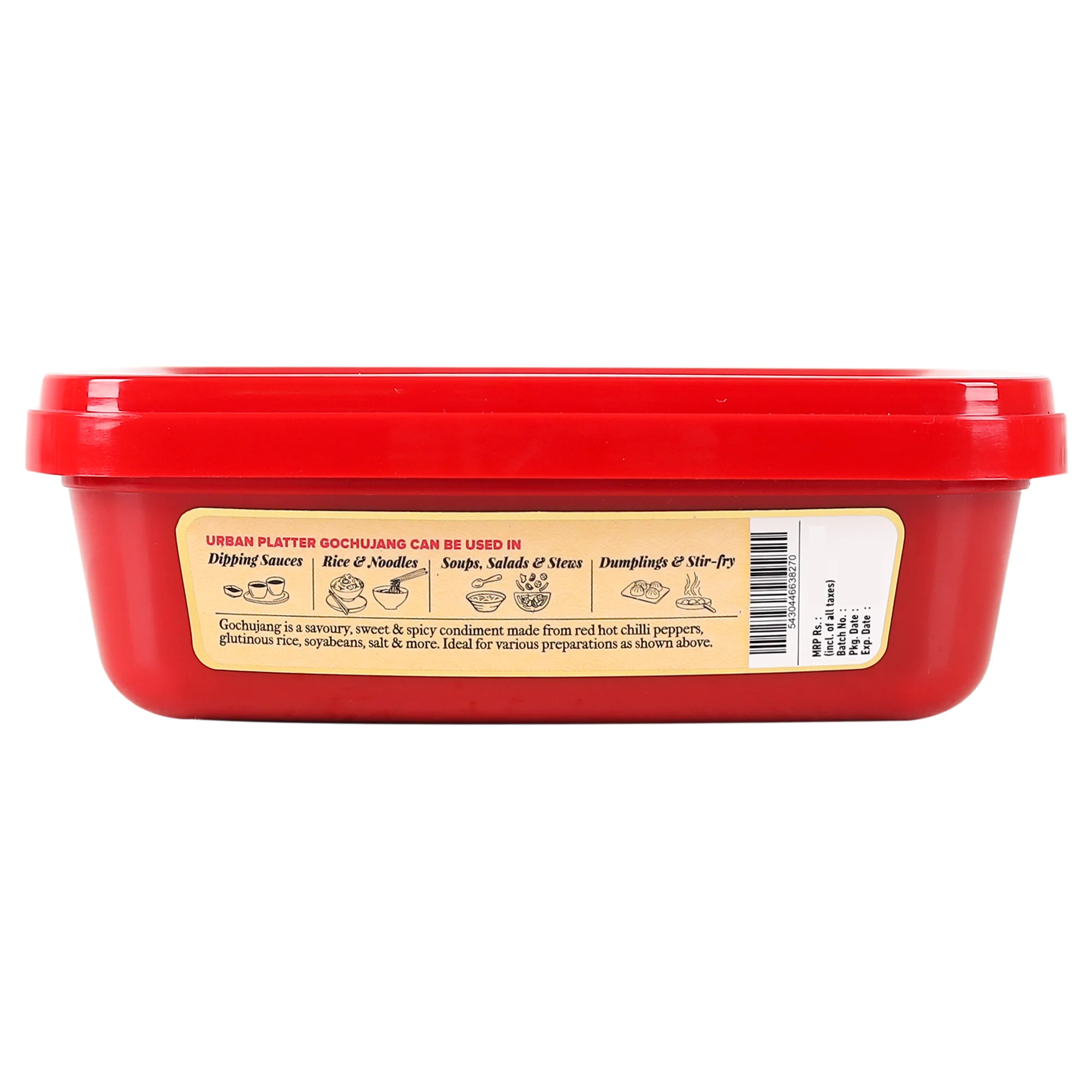 Korean Gochujang Paste (Fermented Chilli Paste, Spicy-Sweet Umami, Plant-Based, For Bibimbap & Tteokbokki) - Image 3