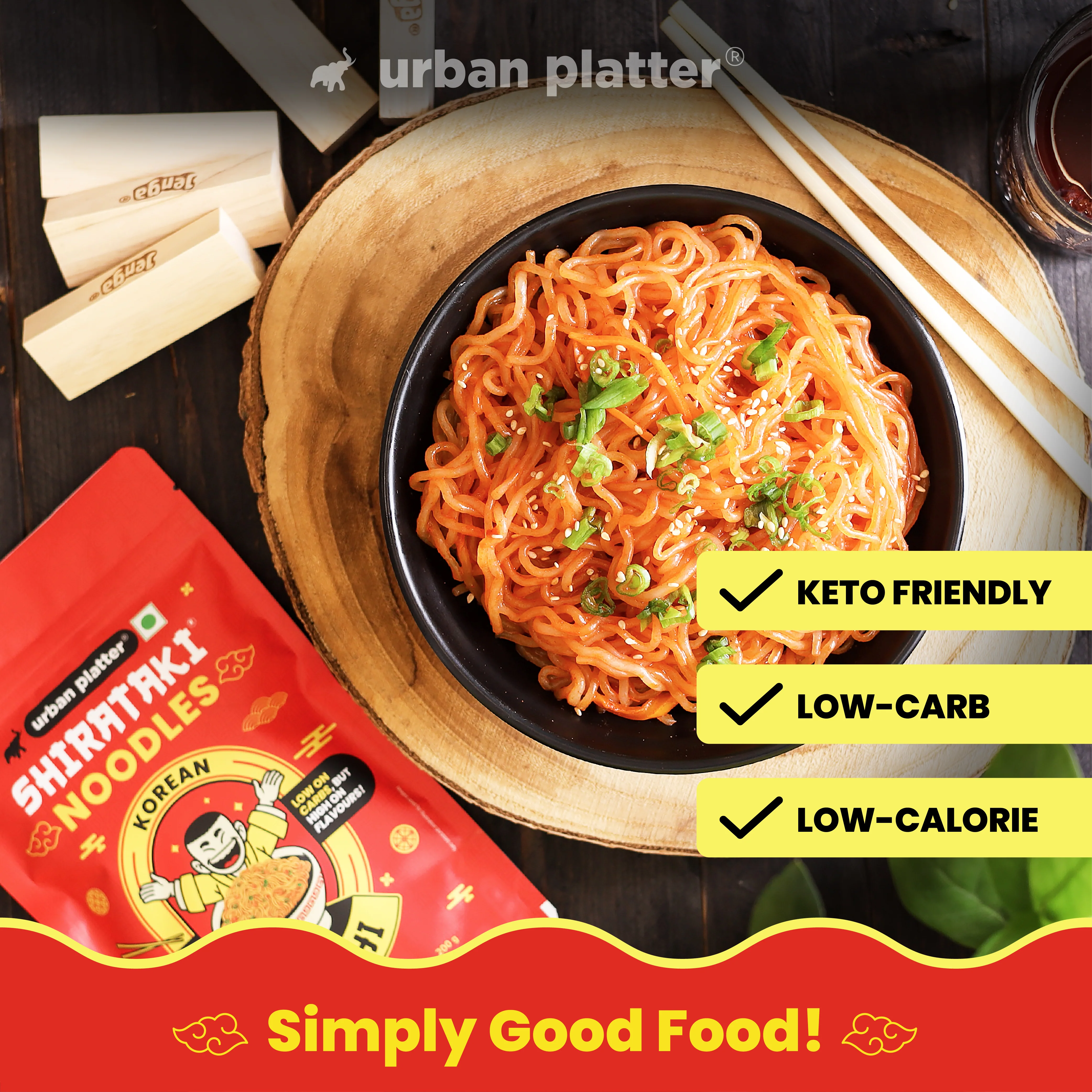 Korean Kimchi Shirataki Noodles, 288g (Keto-friendly, Low-Carb, Fat-free, Instant Noodles | Original Kimchi Flavour | Konjac Miracle Noodles) - Image 5