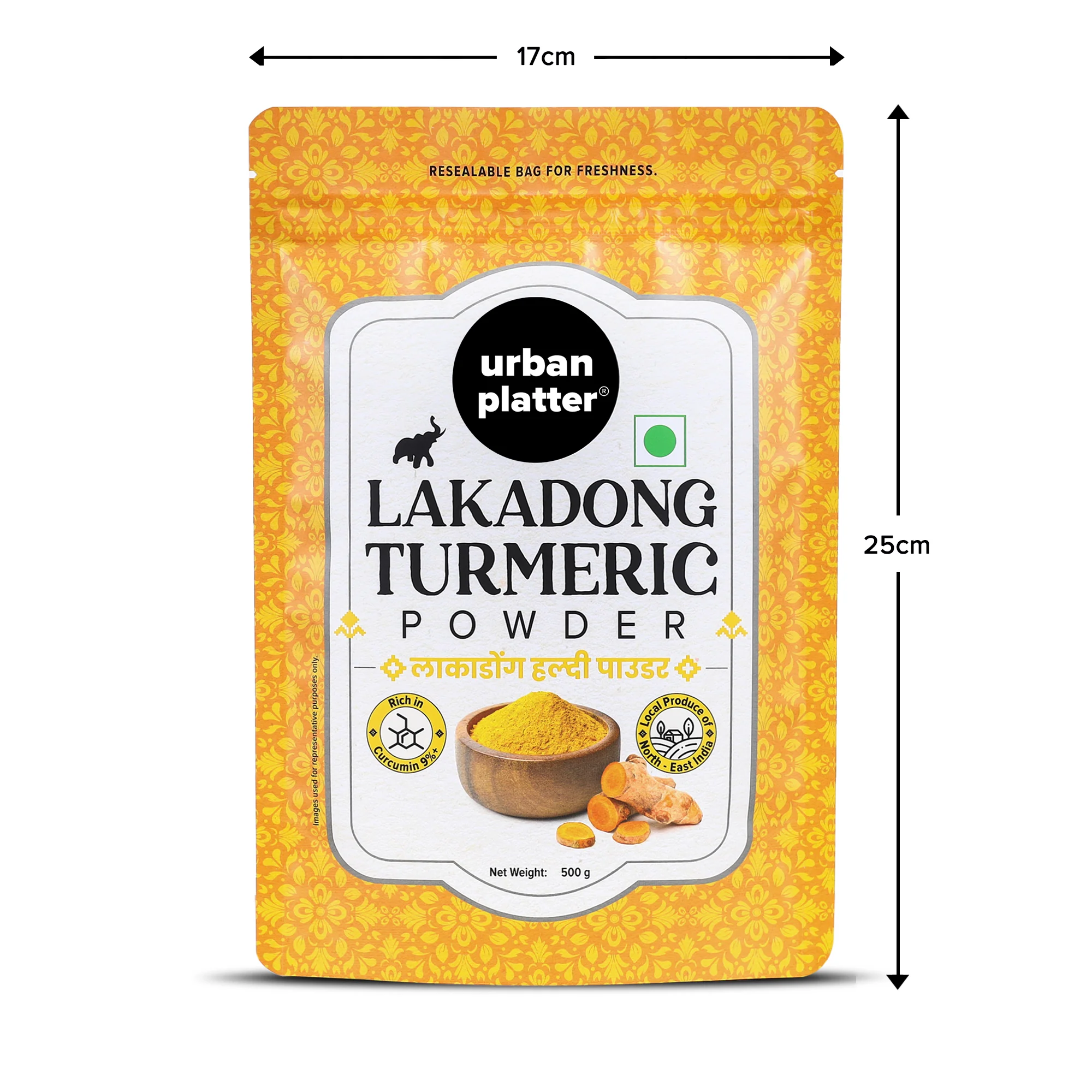 Lakadong Turmeric, 500g (High-Curcumin | Sourced from Meghalaya) - Image 9