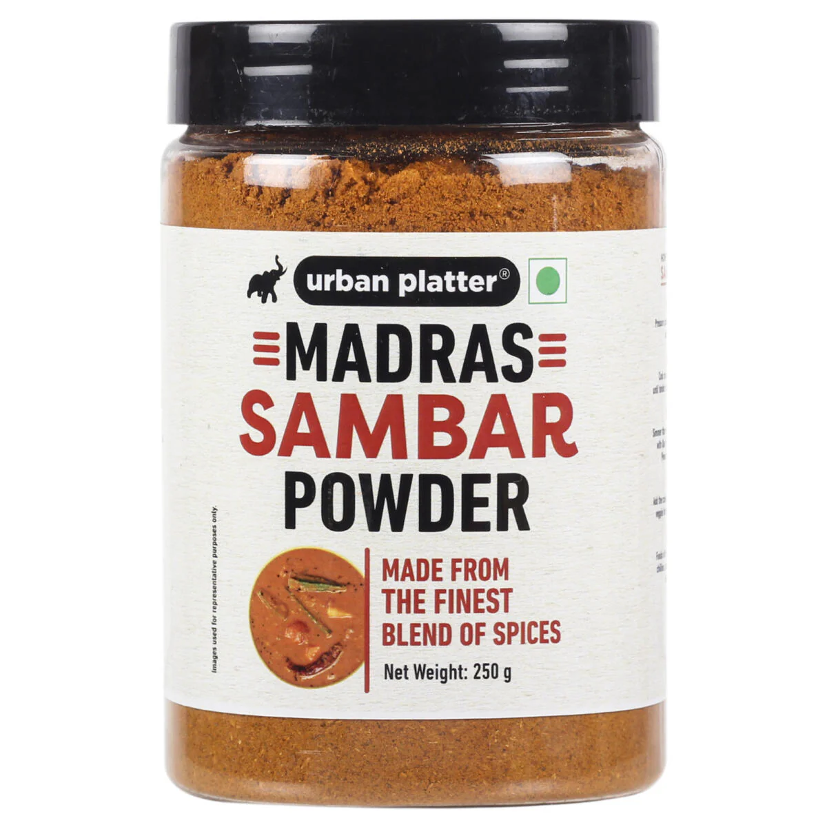 Madras Sambar Powder, 250g [All Natural and Traditional Recipe]