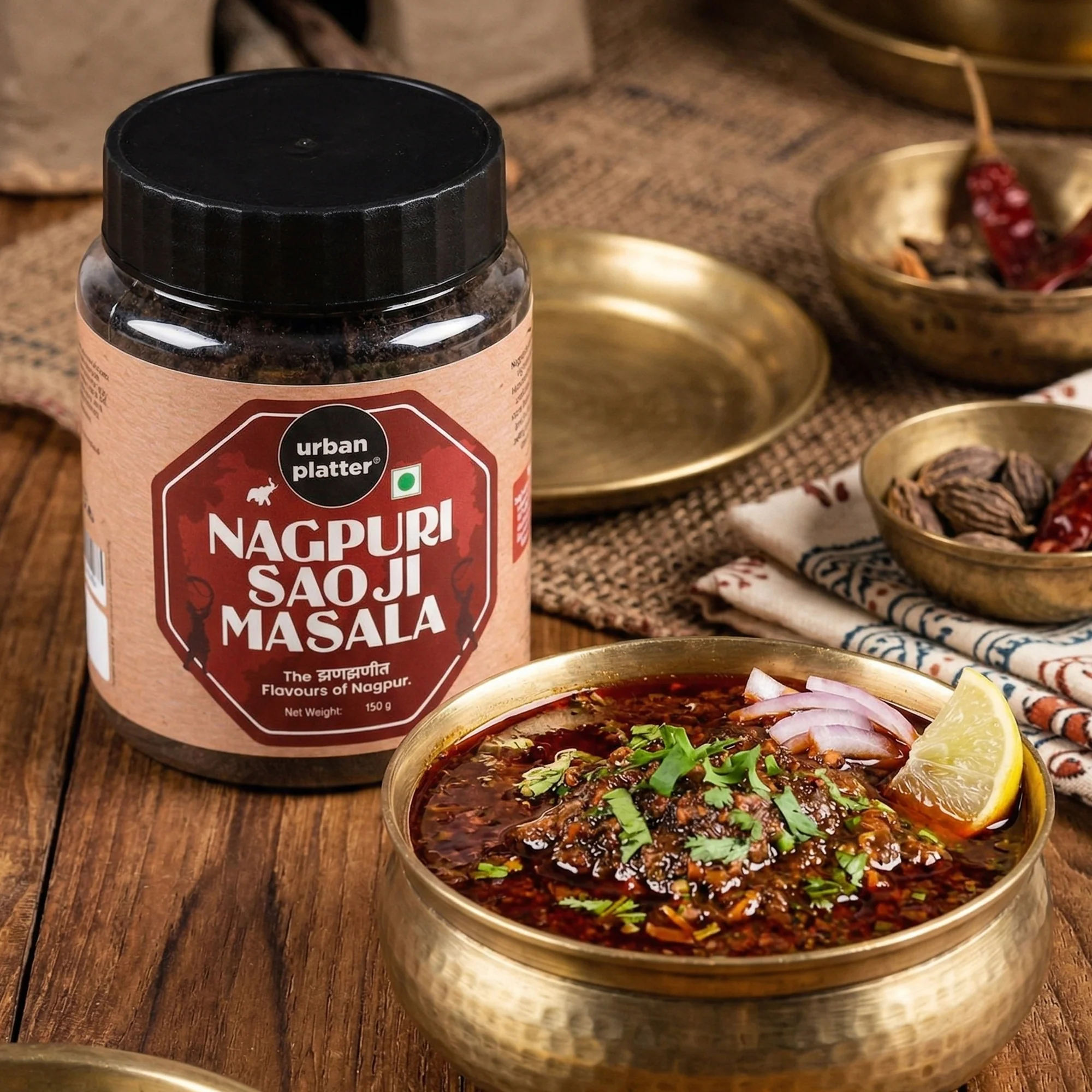 Maharashtrian Saoji Masala, 150g (Signature Jhanjhanit Nagpuri Blend | Onion & Garlic-free | Additive & Preservative-free) - Image 6