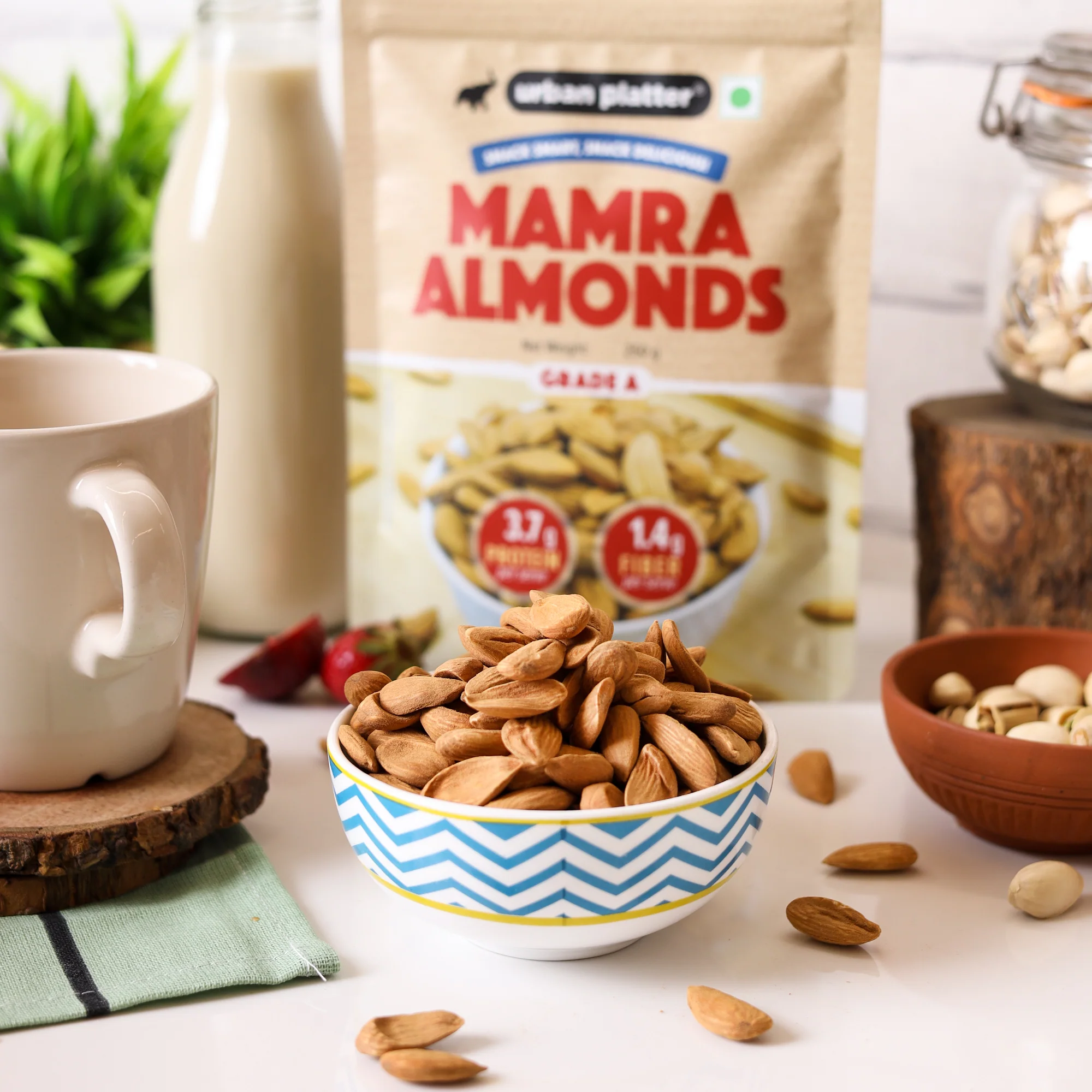 Mamra Almonds, 500g (Rich in Healthy Fats and Protein | Nutrient-Dense | Premium Almond Variety) - Image 3