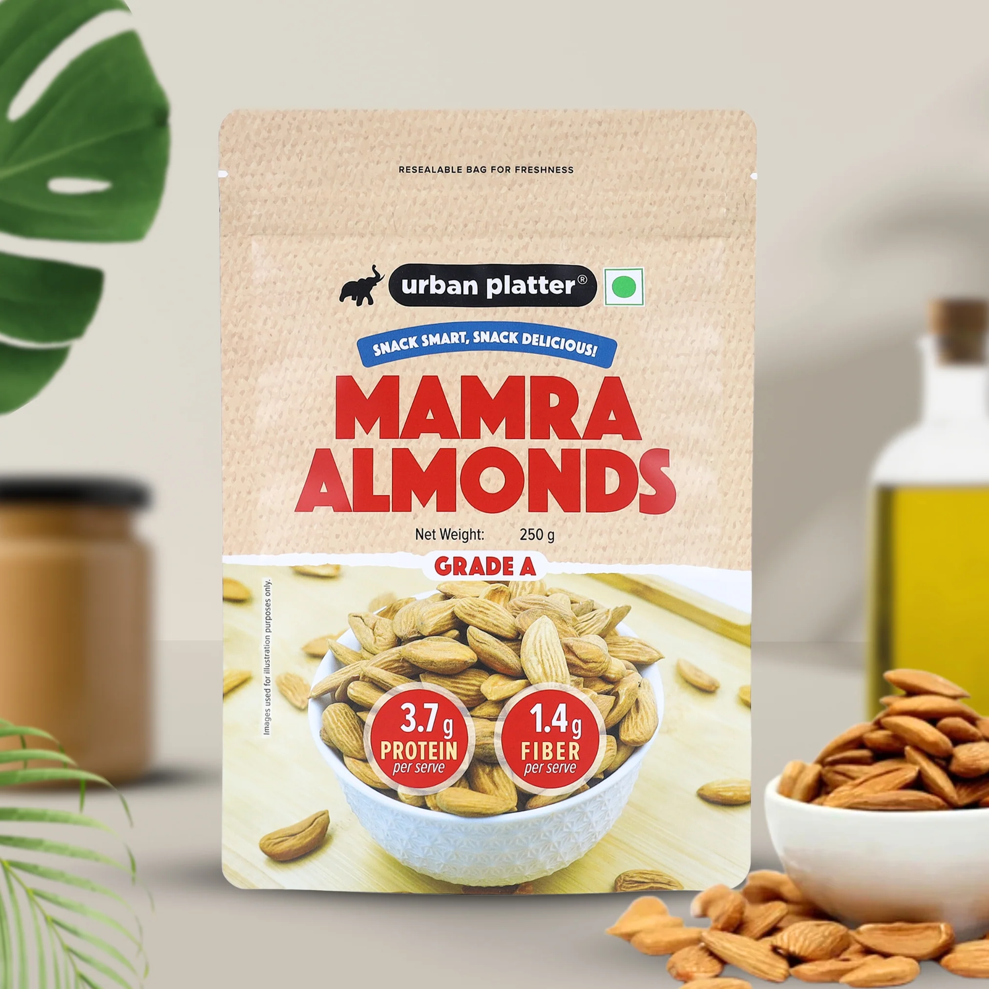 Mamra Almonds, 500g (Rich in Healthy Fats and Protein | Nutrient-Dense | Premium Almond Variety) - Image 5