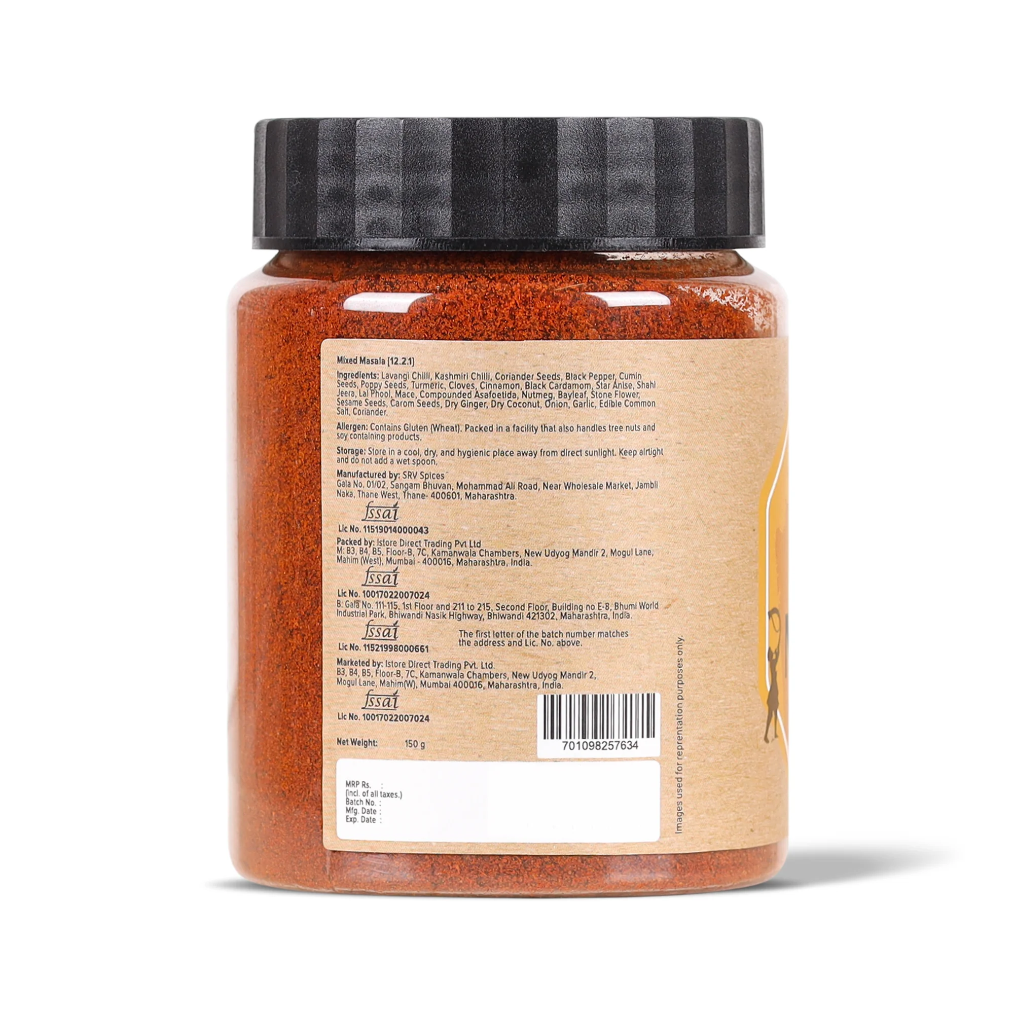 Maharashtrian Ghati Masala, 150g (Signature Gavraan Western Ghats Blend | Fiery & Earthy Flavours | Additive & Preservative-free) - Image 2