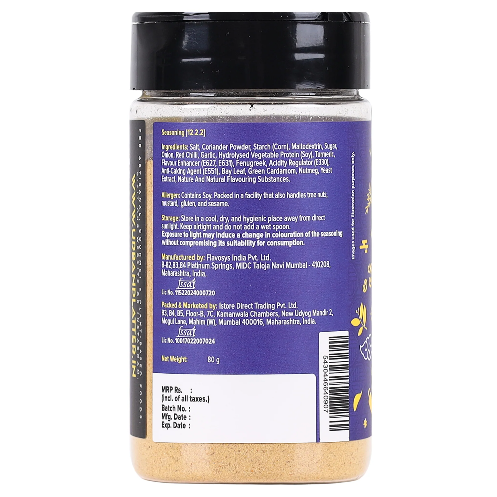 Mast Masala Seasoning, 80g (Classic Indian Masala Blend | Great for Fries, Popcorn, Makhanas & Salads) - Image 2