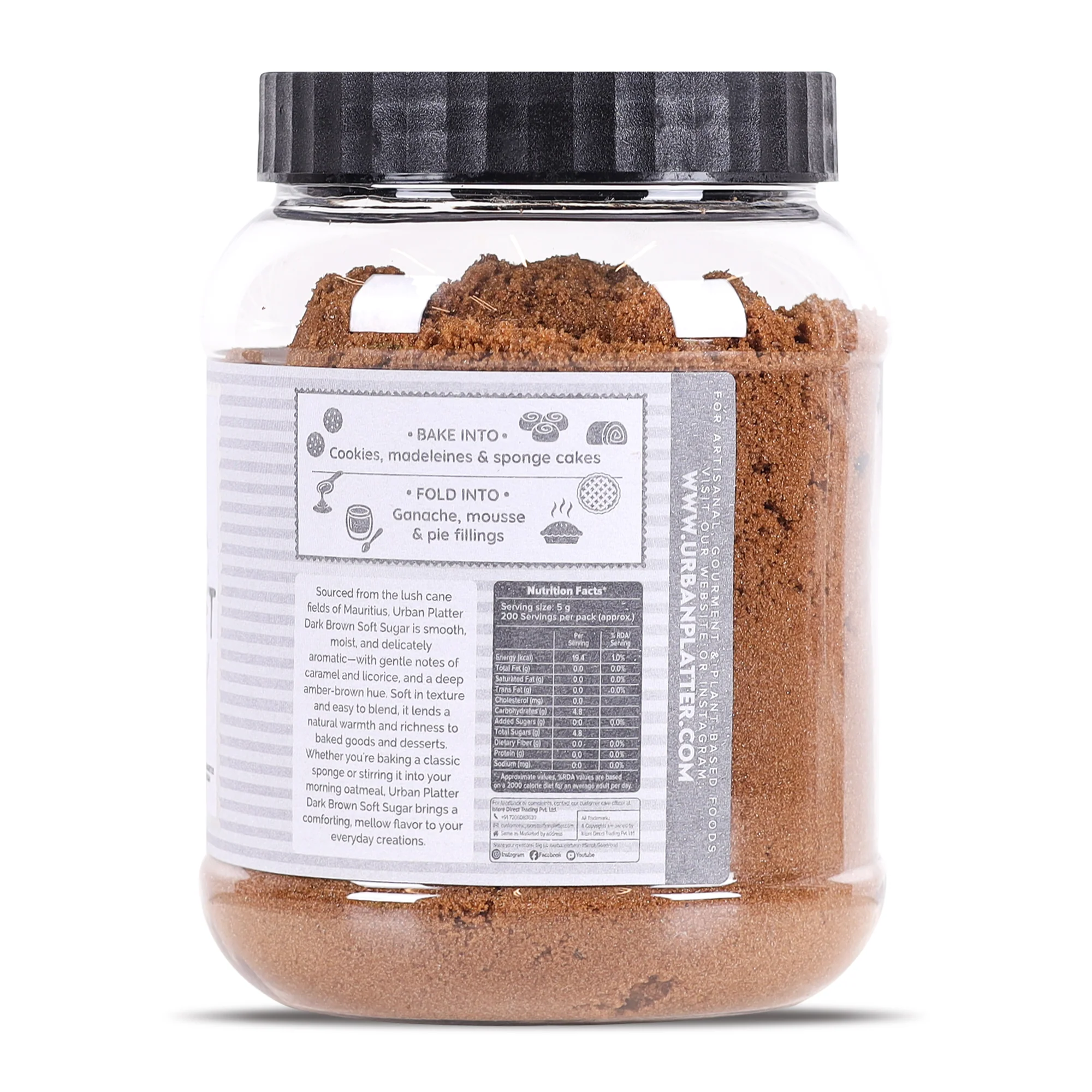 Mauritian Dark Brown Soft Sugar, 1kg (Moist & Caramel-like | Ideal for Cookies, Cakes & Sauces) - Image 3