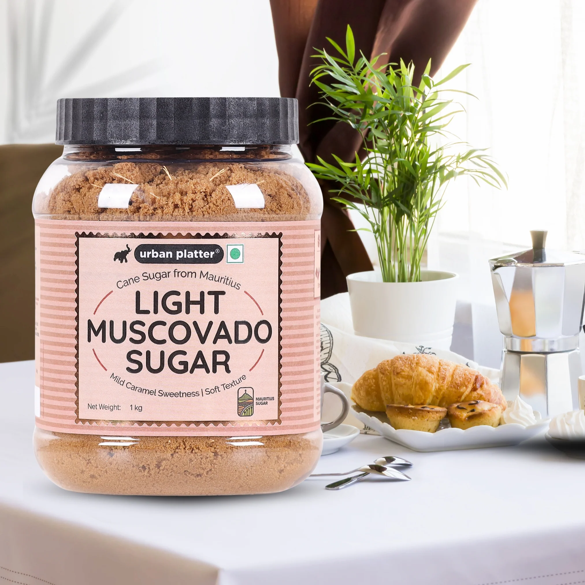 Mauritian Light Muscovado Sugar, 1kg (Golden Hues & Gentle Molasses | Great for Bakes, Caramels & Sauces) - Image 2