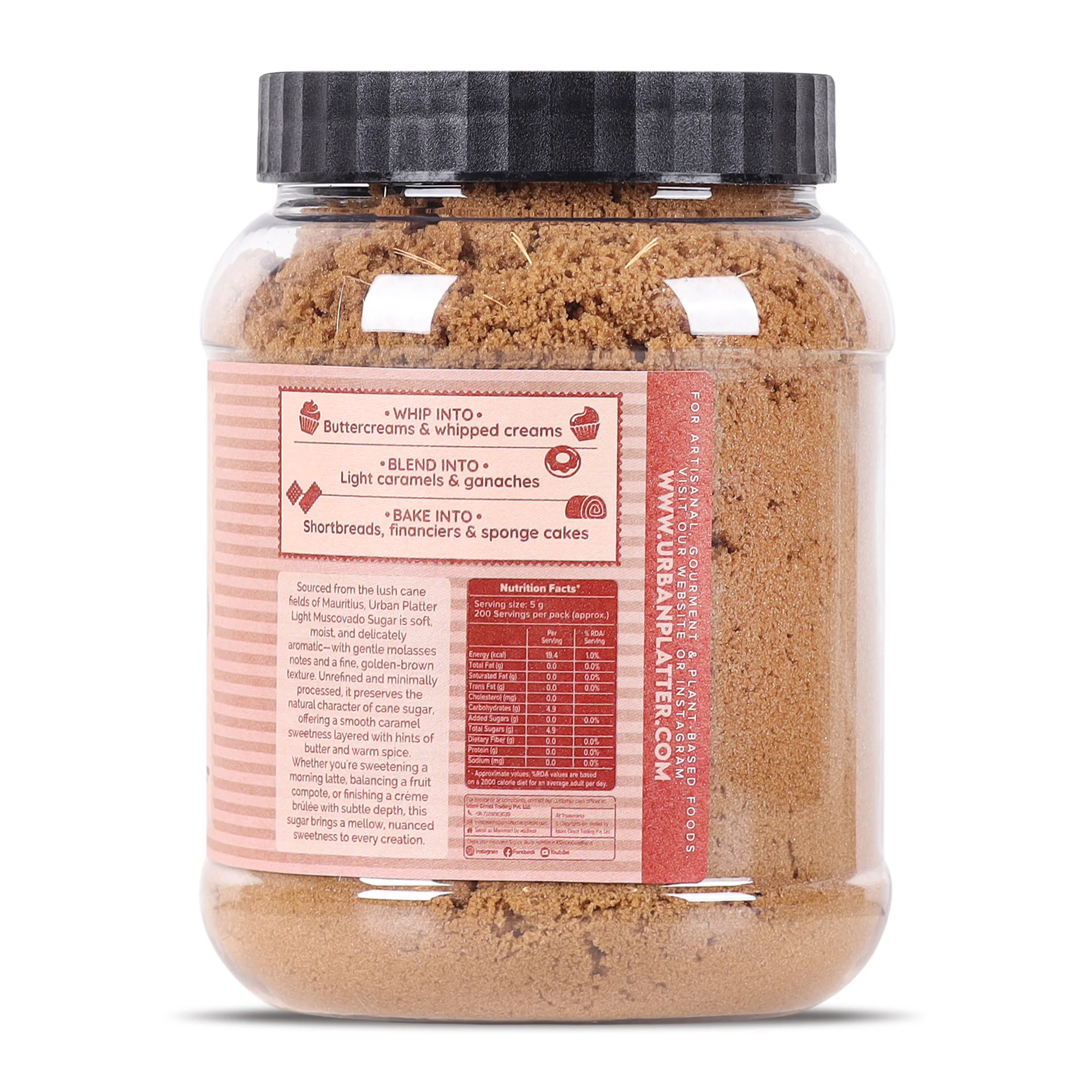 Mauritian Light Muscovado Sugar, 1kg (Golden Hues & Gentle Molasses | Great for Bakes, Caramels & Sauces) - Image 4