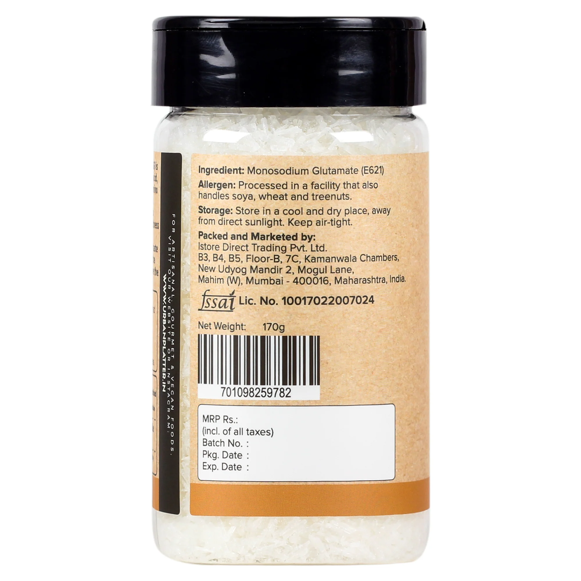 Monosodium Glutamate (MSG) Shaker Jar, 170g (Aji-no-Moto Umami Seasoning, Taste Enhancer, Great for Asian Cuisine | Make Street Style Indo-Chineese Food at Home) - Image 2