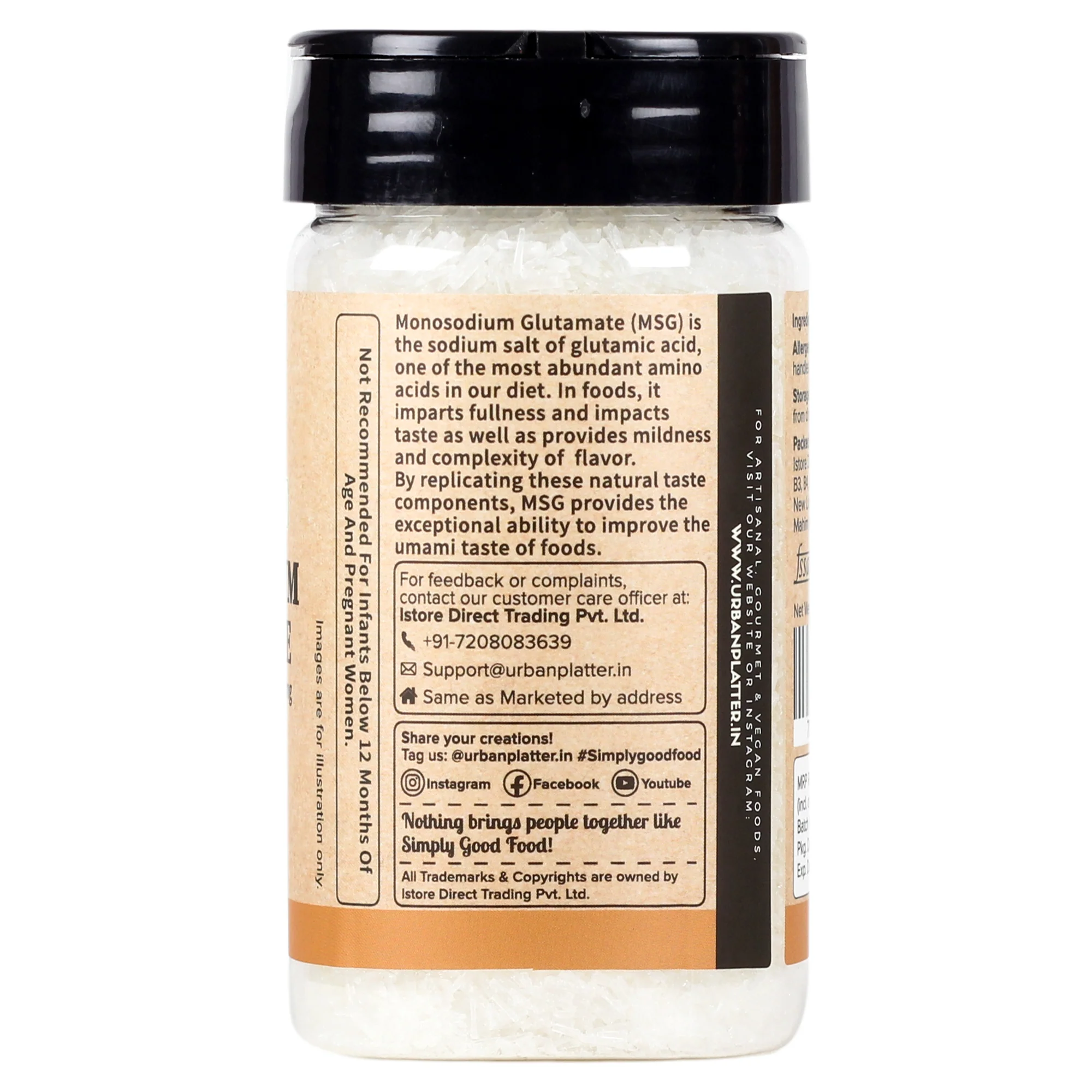 Monosodium Glutamate (MSG) Shaker Jar, 170g (Aji-no-Moto Umami Seasoning, Taste Enhancer, Great for Asian Cuisine | Make Street Style Indo-Chineese Food at Home) - Image 3