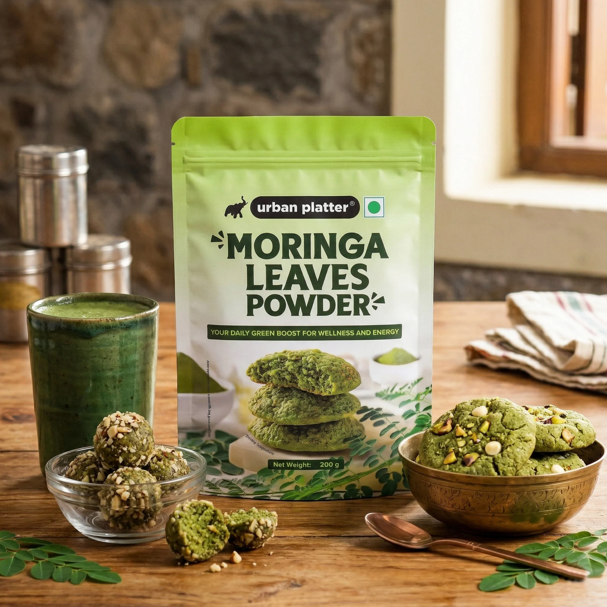 Moringa Leaf Powder, 200g - Image 3