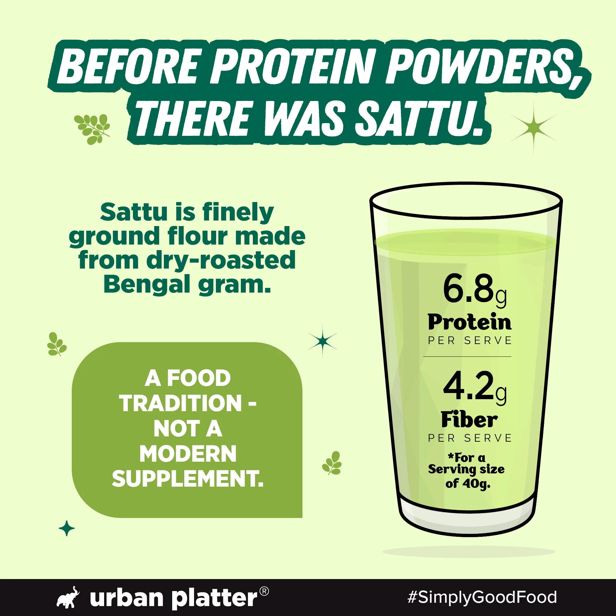 Moringa Superfood Sattu, 700g (High Protein & Fibre | Natural Coolant | Mid-Meal Drink | Traditional Plant Protein) - Image 7