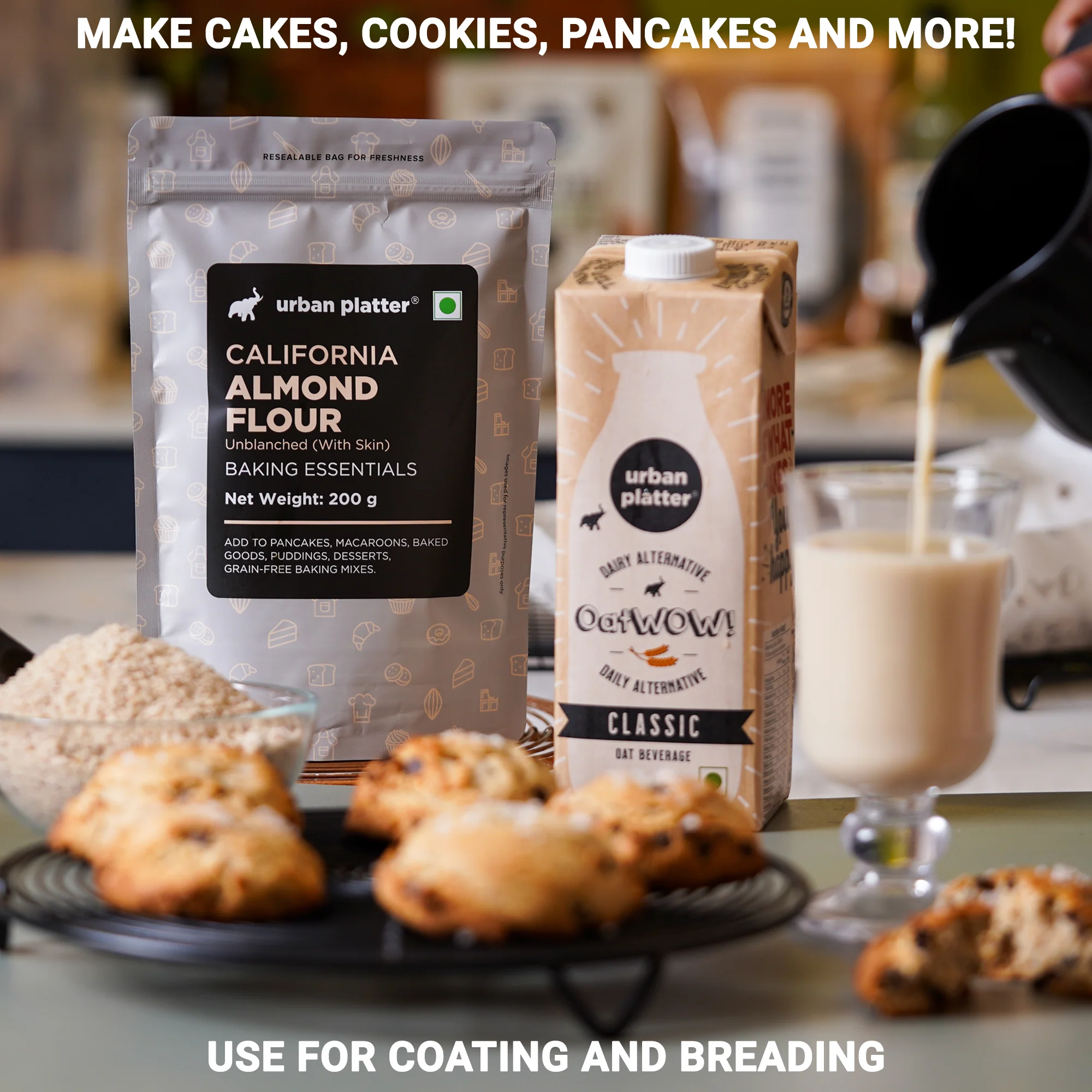 Natural Almond Flour, 200g (Naturally Gluten-free, Low-Carb, Unblanched, Ideal for Baking & Keto Recipes) - Image 10
