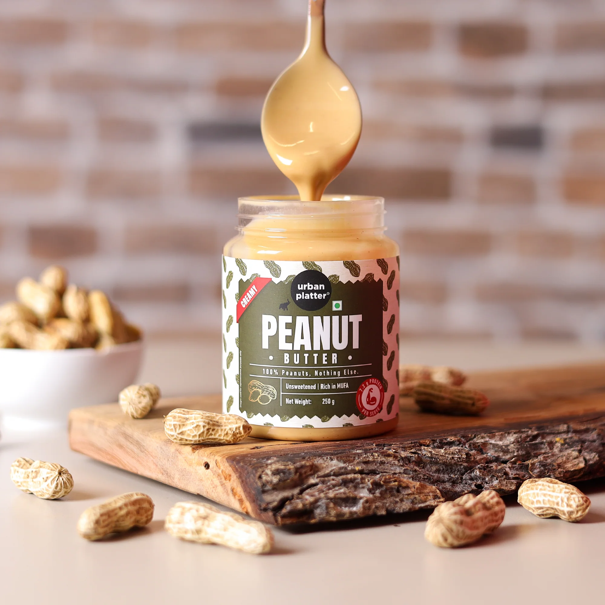 Natural Creamy Peanut Butter, [Unsweetened, No Added Oil] - Image 5