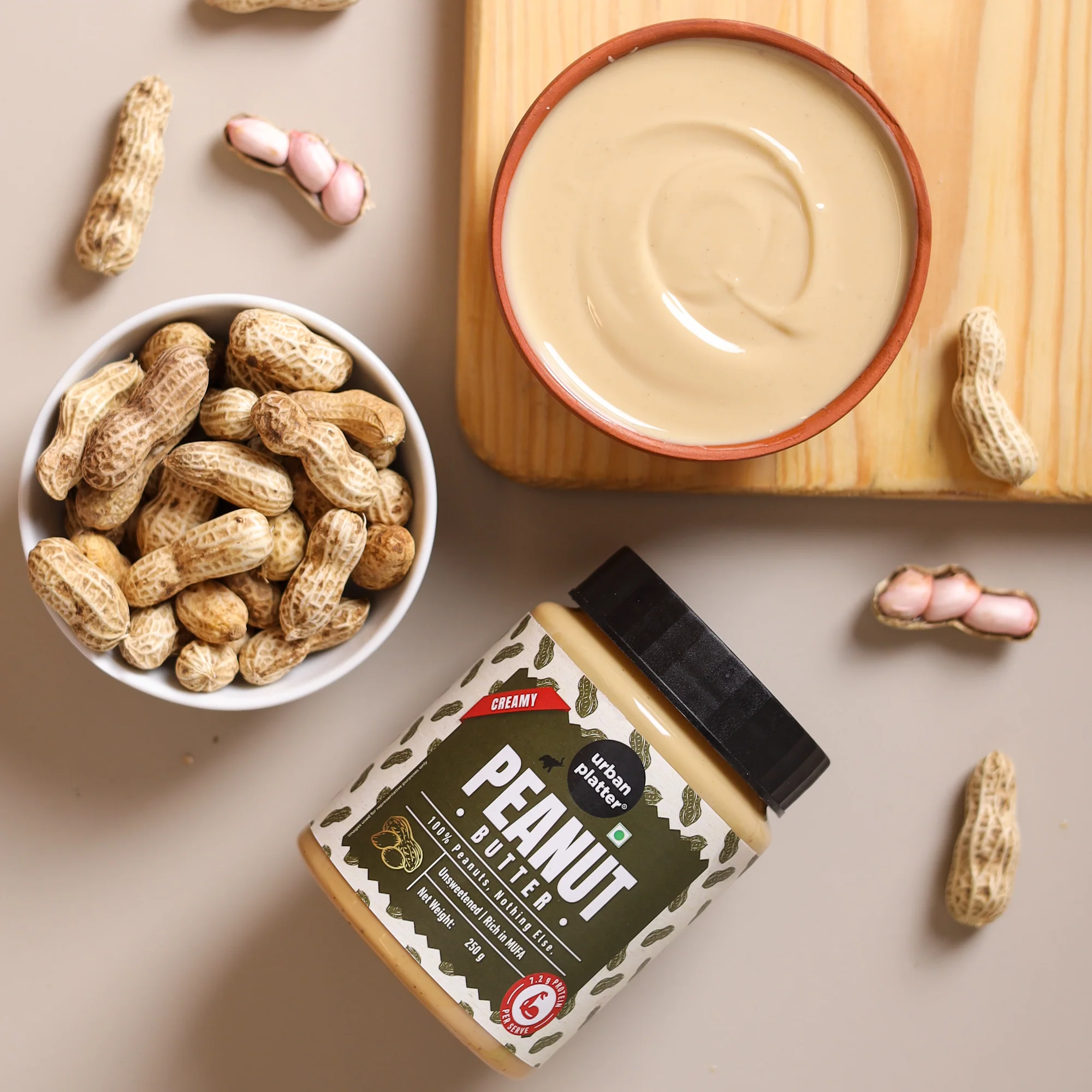 Natural Creamy Peanut Butter, [Unsweetened, No Added Oil] - Image 7