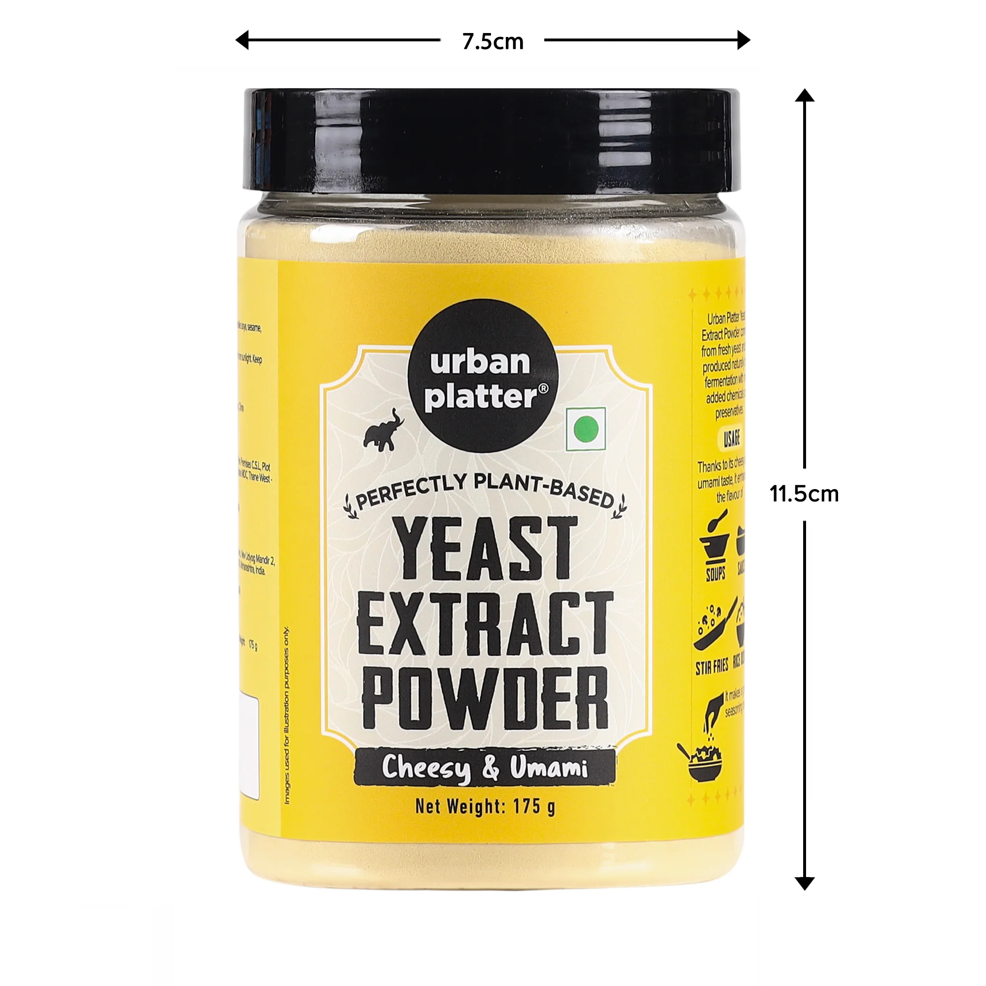 Nutritional Yeast Extract Powder, 175g (Unfortified | Deactivated Yeast Powder | For Consumption as Food) - Image 4